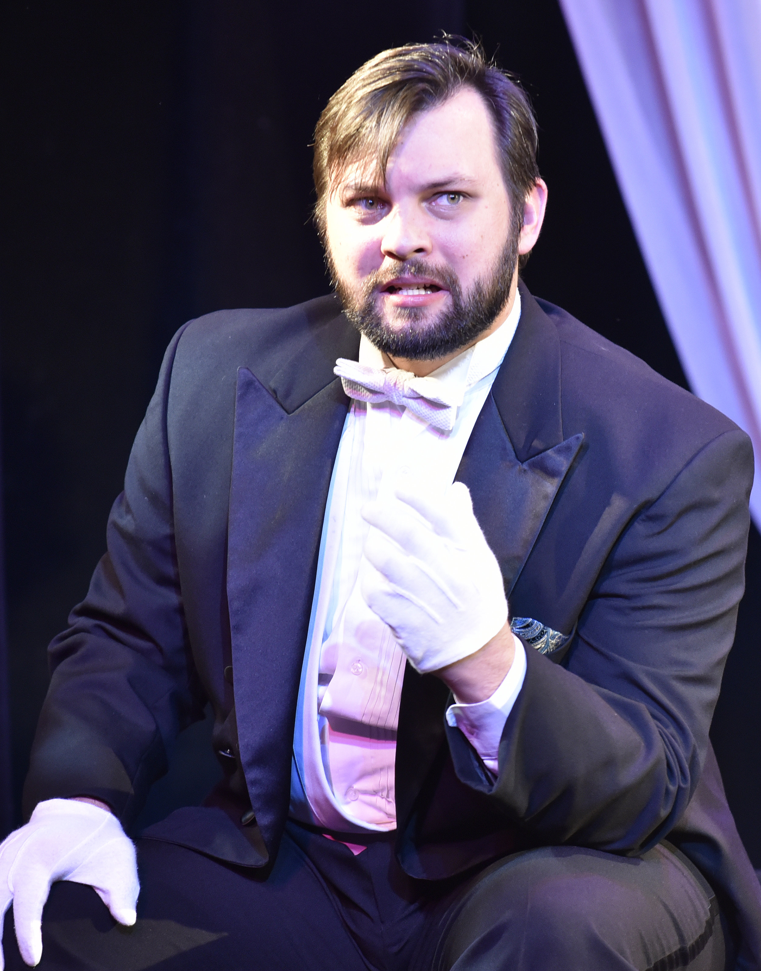  Gray Leiper and Sam Schlievert in  La Traviata . &nbsp;Costumes by Becky McGuigan. &nbsp;Photo by Wendy Mutz. 