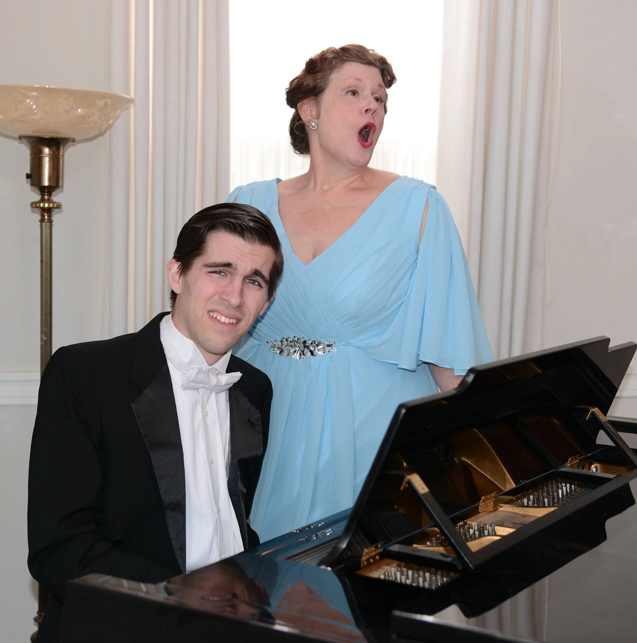 Souvenir: A Fantasia on the Life of Florence Foster Jenkins by Stephen Temperley Florence Foster Jenkins: Molly Johnson Cosme McMoon: Joey Harbert Costume Designer: Becky McGuigan Photography by Wendy Mutz Photography Used by Permission