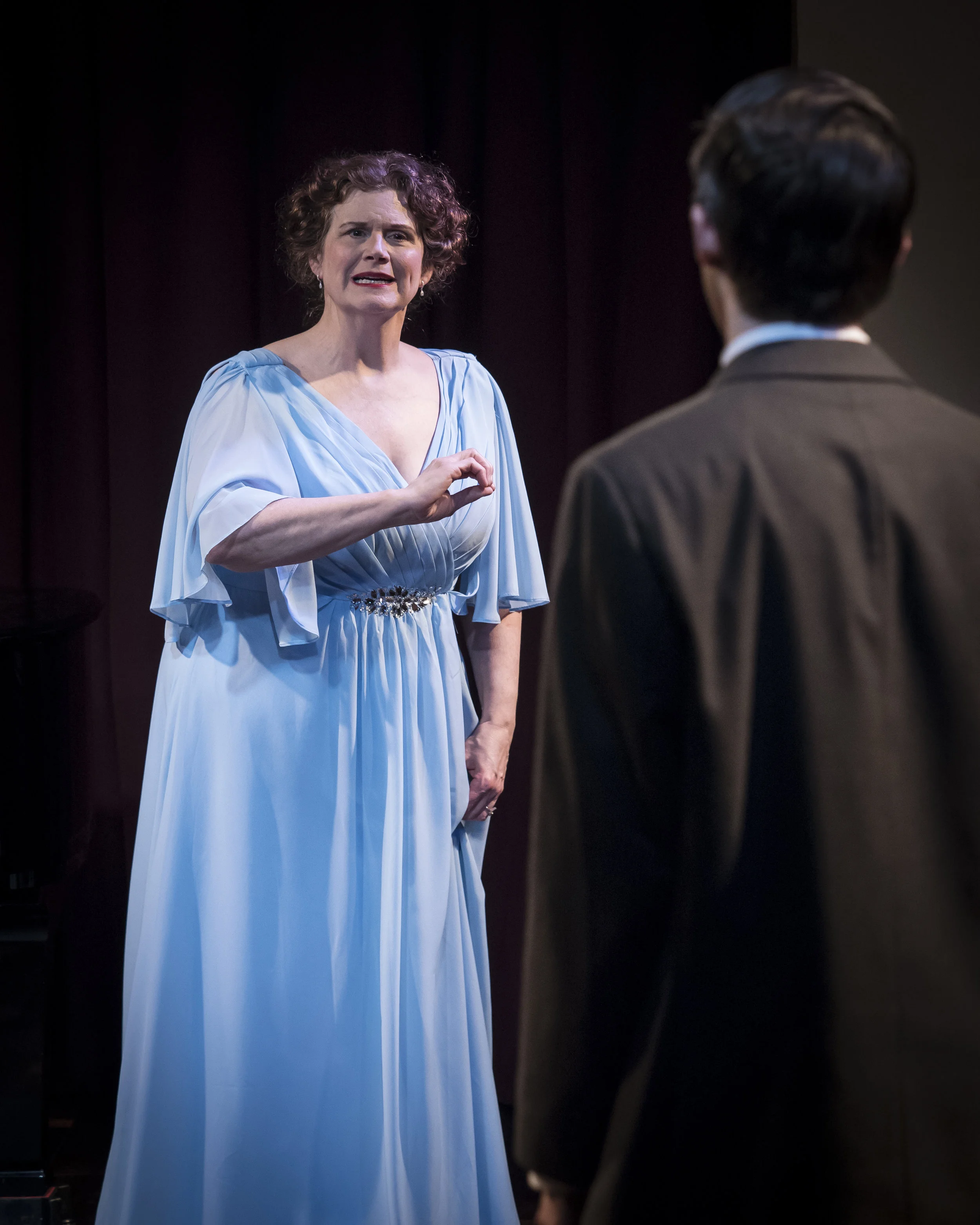 Souvenir: A Fantasia on the Life of Florence Foster Jenkins by Stephen Temperley Florence Foster Jenkins: Molly Johnson Cosme McMoon: Joey Harbert Stage Director: Rob Glaubitz Costume Designer: Becky McGuigan Scenic and Lighting Designer: Scott Hynes Photography by Matthew Fowler Used by Permission