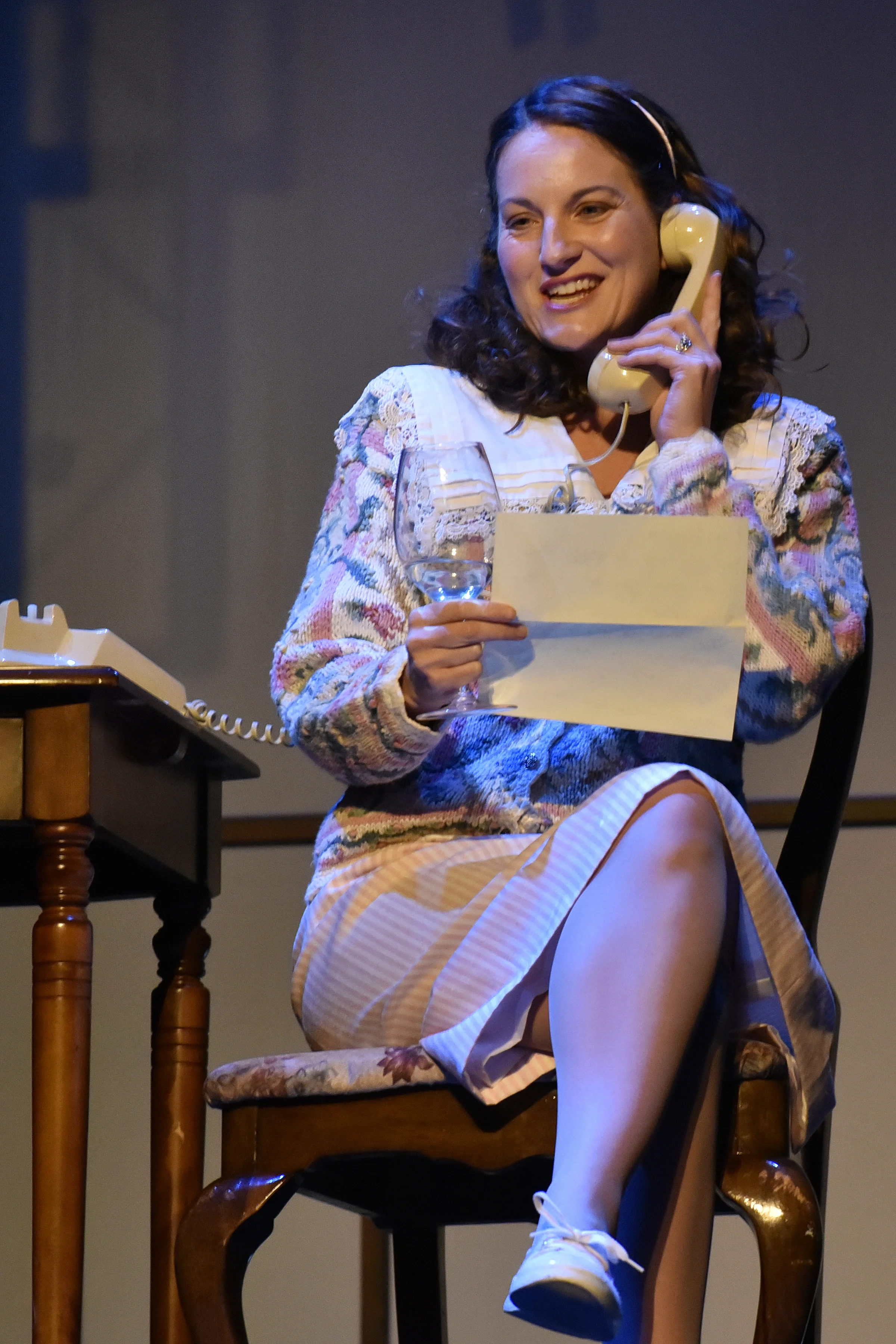  Part I, Scene 1: 1986 from  Three Decembers  by Jake Heggie Bea: Katie Bolding  Stage Director: Rob Glaubitz Costume Designer: Dana Brown Scenic and Lighting Designer: Scott Hynes  Photography by Wendy Mutz Photography Used by Permission 