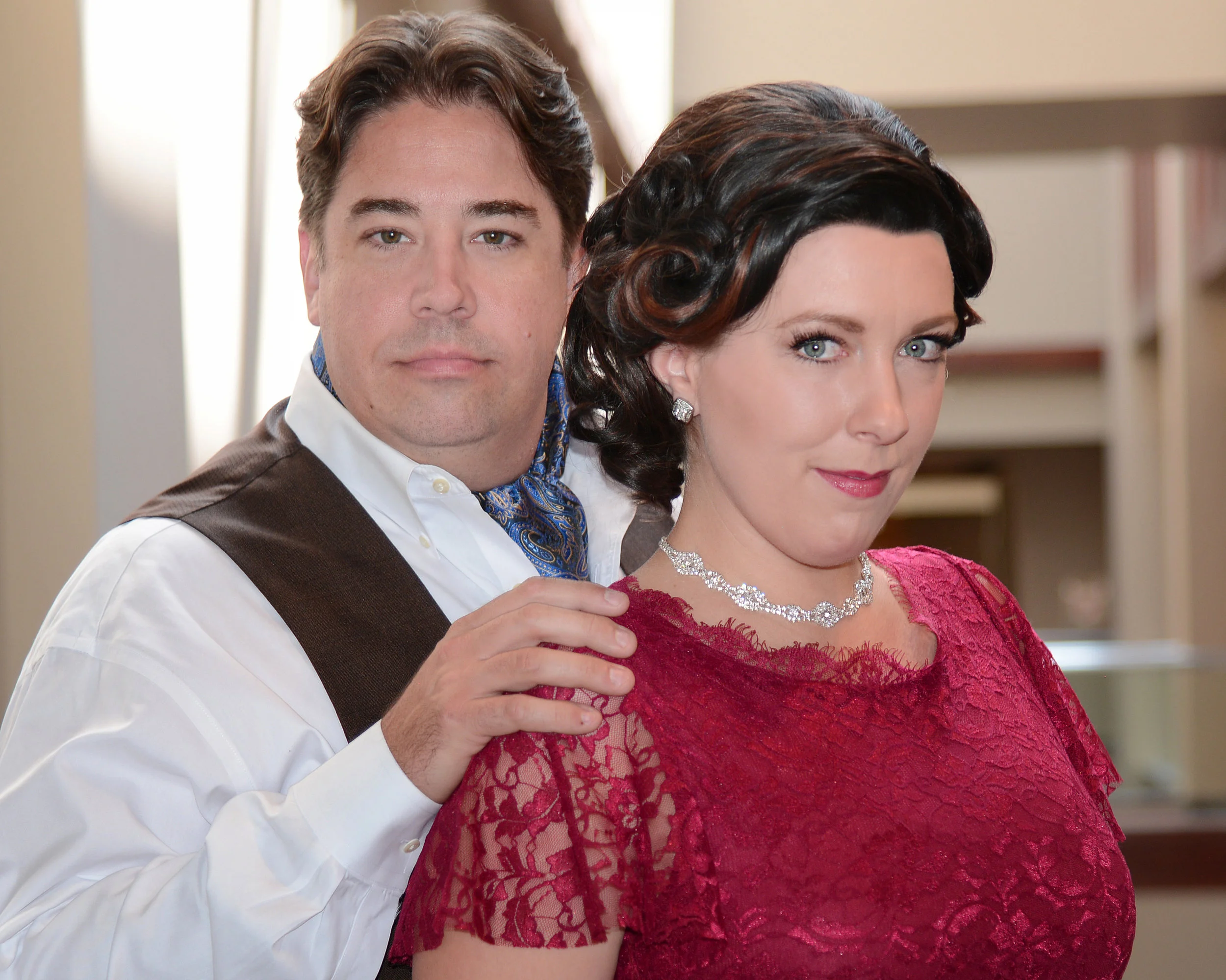   Tosca  promo photos Tosca: Nicole Van Every Cavaradossi: Joel Burcham  Costume Design: Becky McGuigan Photography by Wendy Mutz Photography 