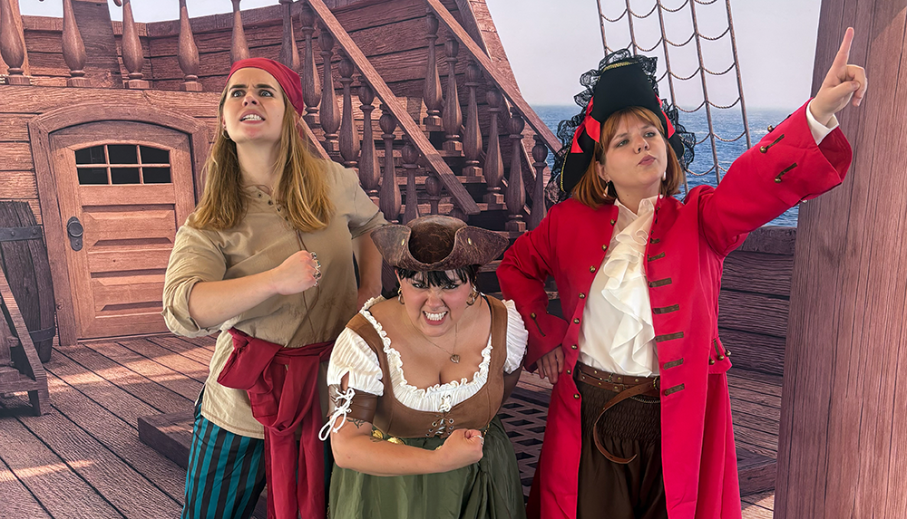 The Pirate Project - three pirates