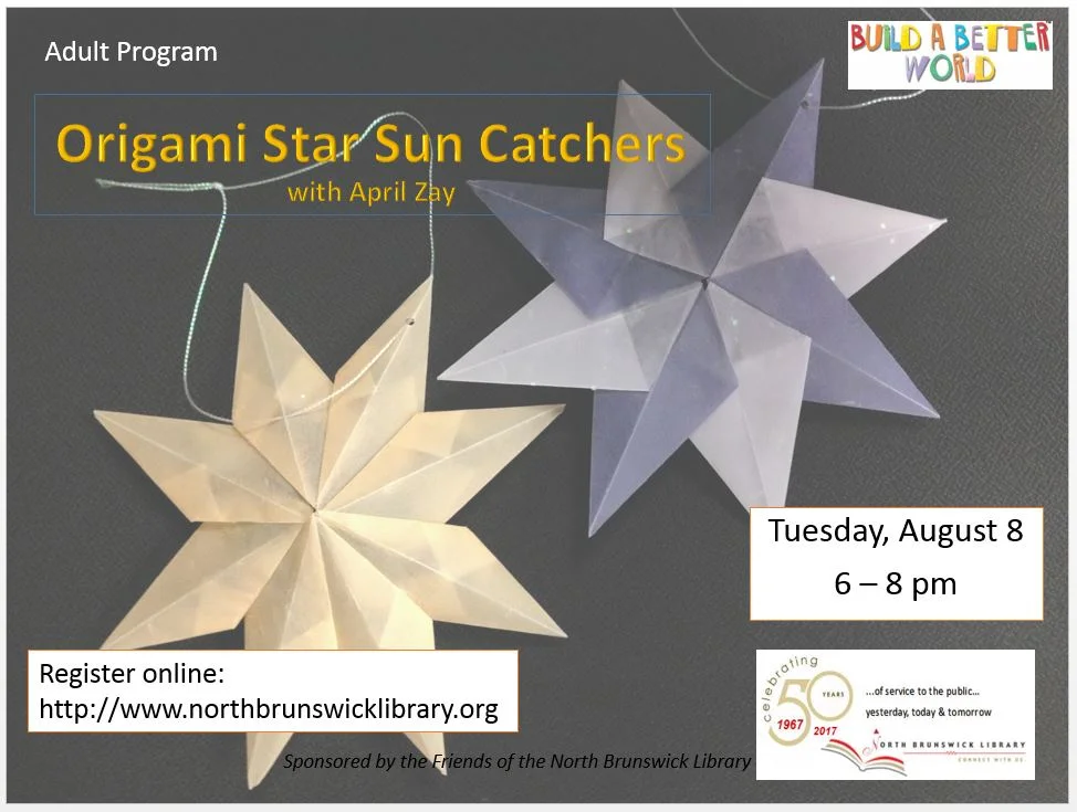 Origami Star Sun Catchers with April Zay