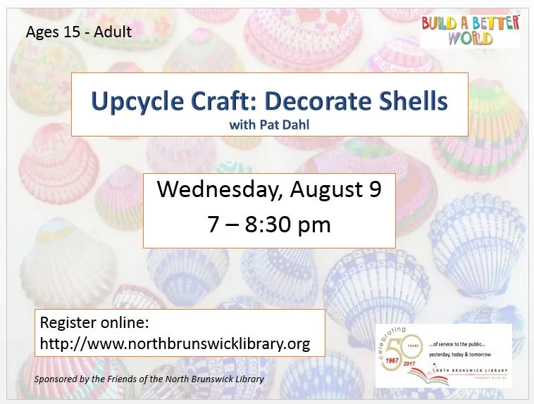 Upcycle Craft: Decorate Shells with Pat Dahl