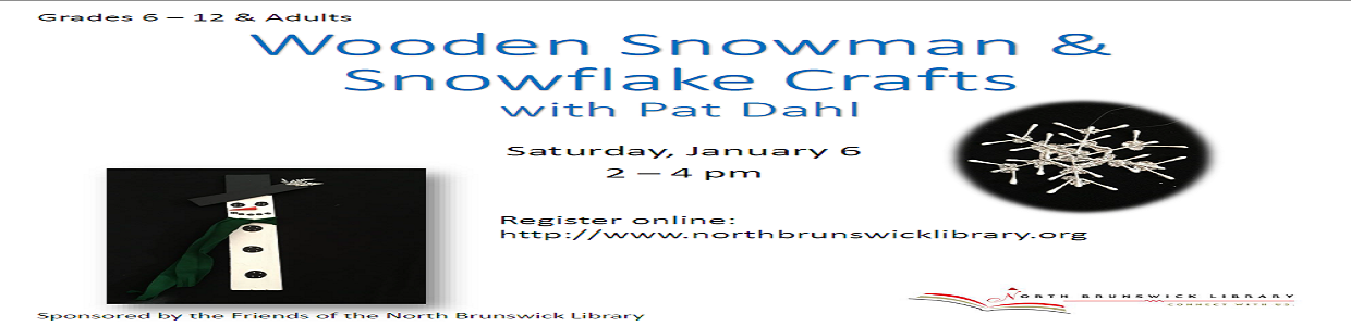 Wooden Snowman & Snowflake crafts with Pat Dahl