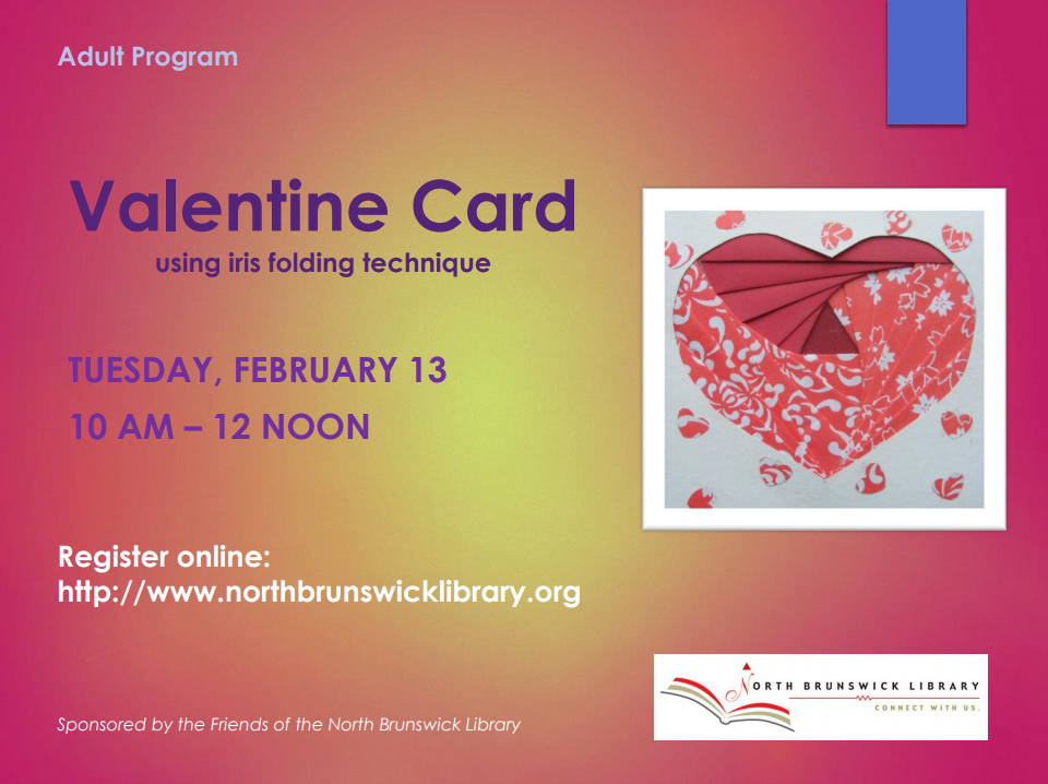 Valentines Day Card using iris folding technique 