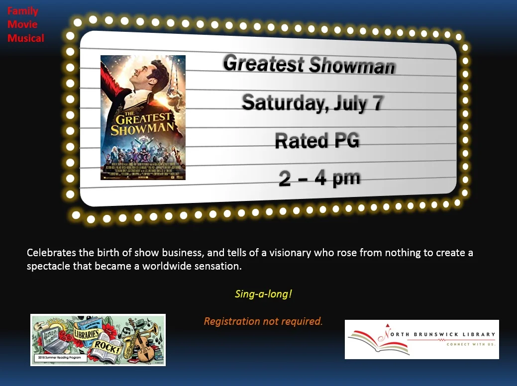 Family Movie Musical:  The Greatest Showman 