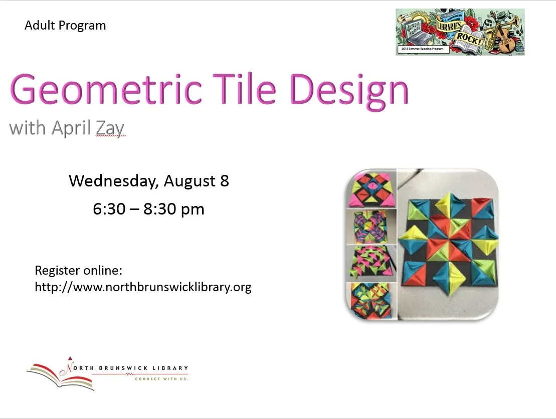Geometric Tile Design Workshop for Adults
