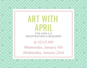 Art with April (Ages 2-4)