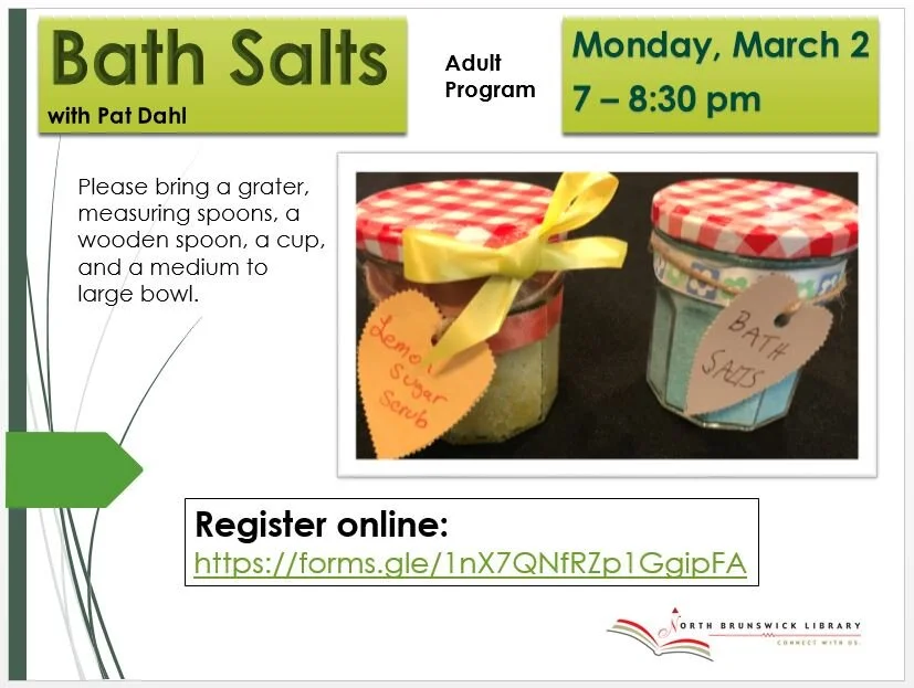 Bath Salts with Pat Dahl