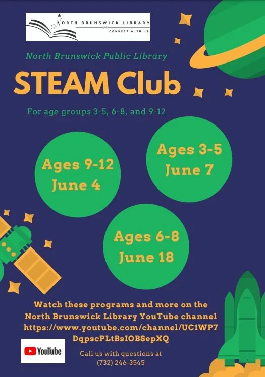 STEAM Club June Programs