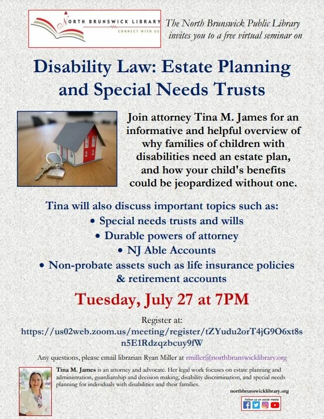 Disability Law: Estate Planning and Special Needs Trusts
