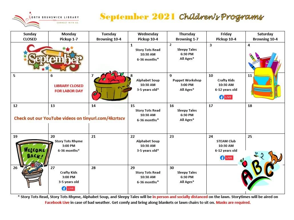 September 2021 Children's Program