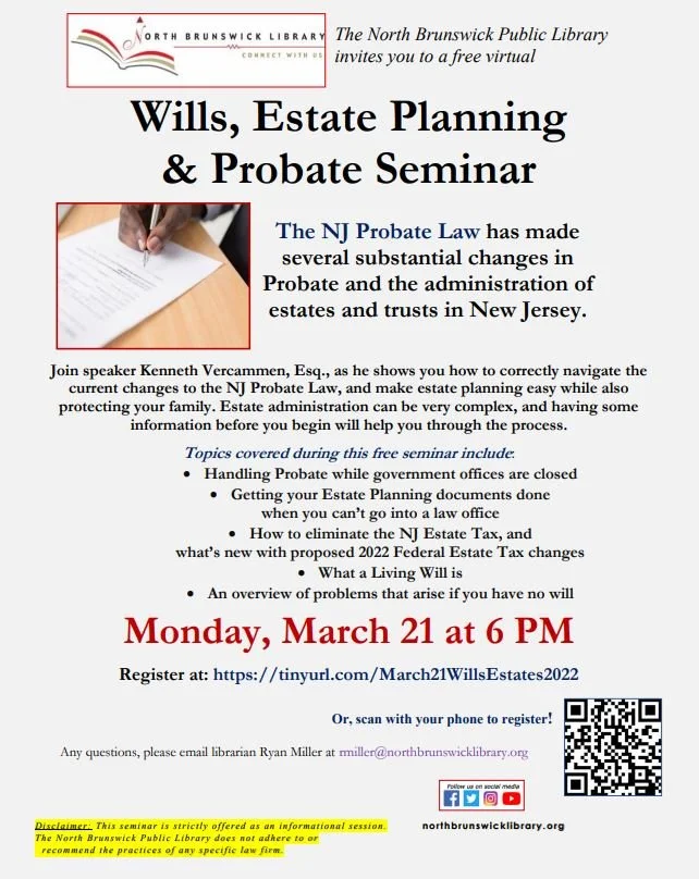Wills, Estate Planning &amp; Probate Seminar