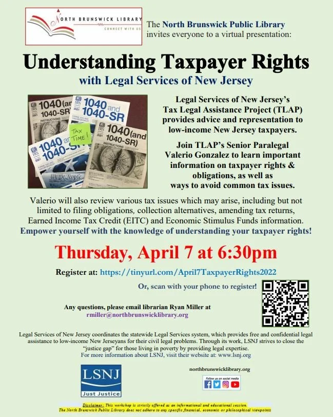 Understanding Taxpayer Rights with Legal Services of New Jersey