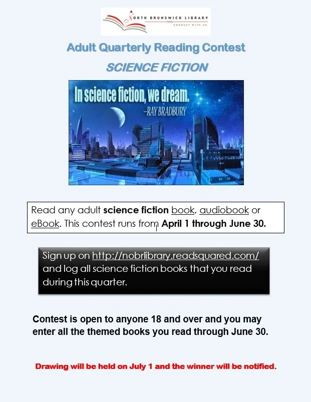 Adult Quarterly Reading Contest: Science Fiction
