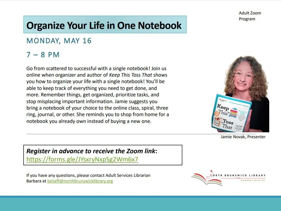 Organize Your Life in One Notebook with Jamie Novak