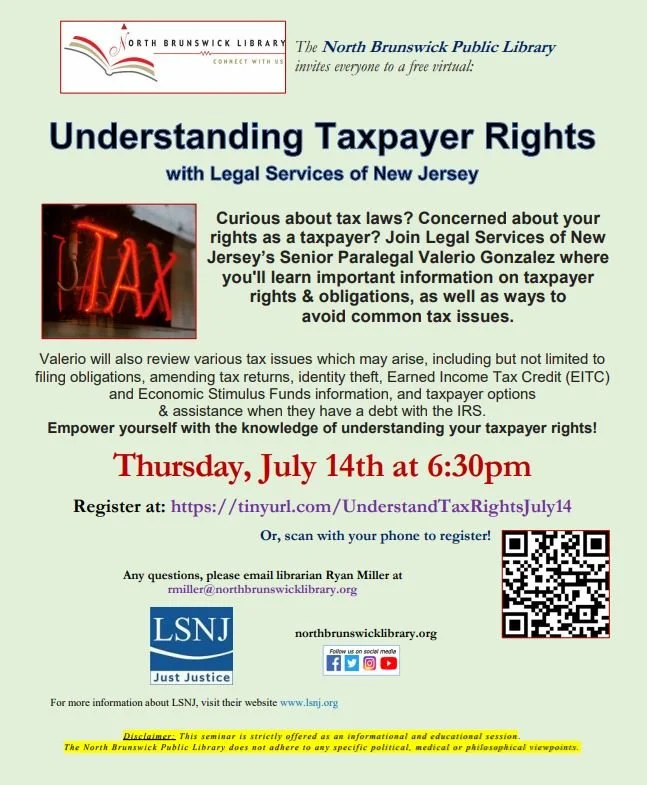Understanding Taxpayer Rights (TO BE RESCHEDULED)