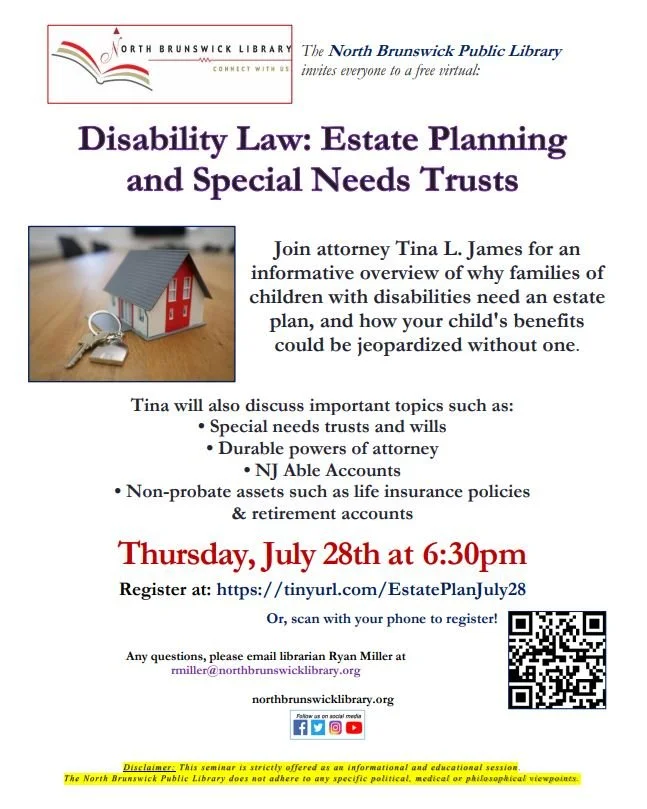 Disability Law: Estate Planning and Special Needs Trusts