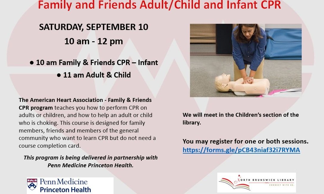 Family and Friends Adult/Child and Infant CPR