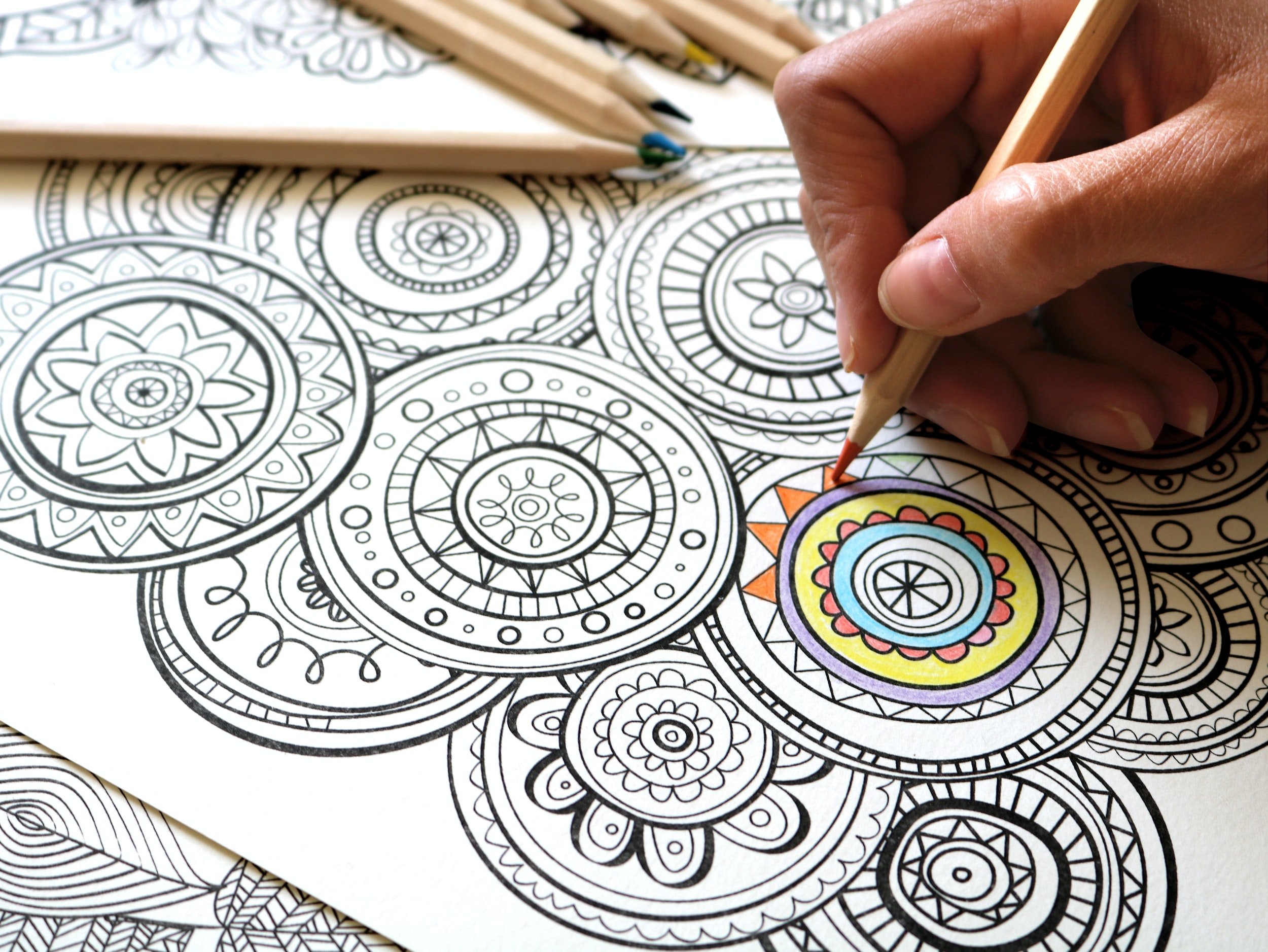 Color and Relieve Stress (For Adults)