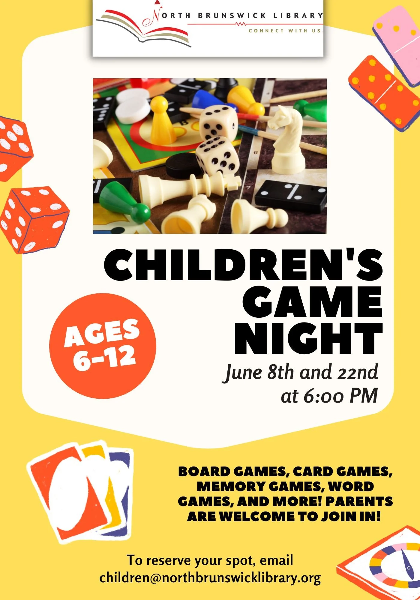 Children's Game Night (Ages 6-12)