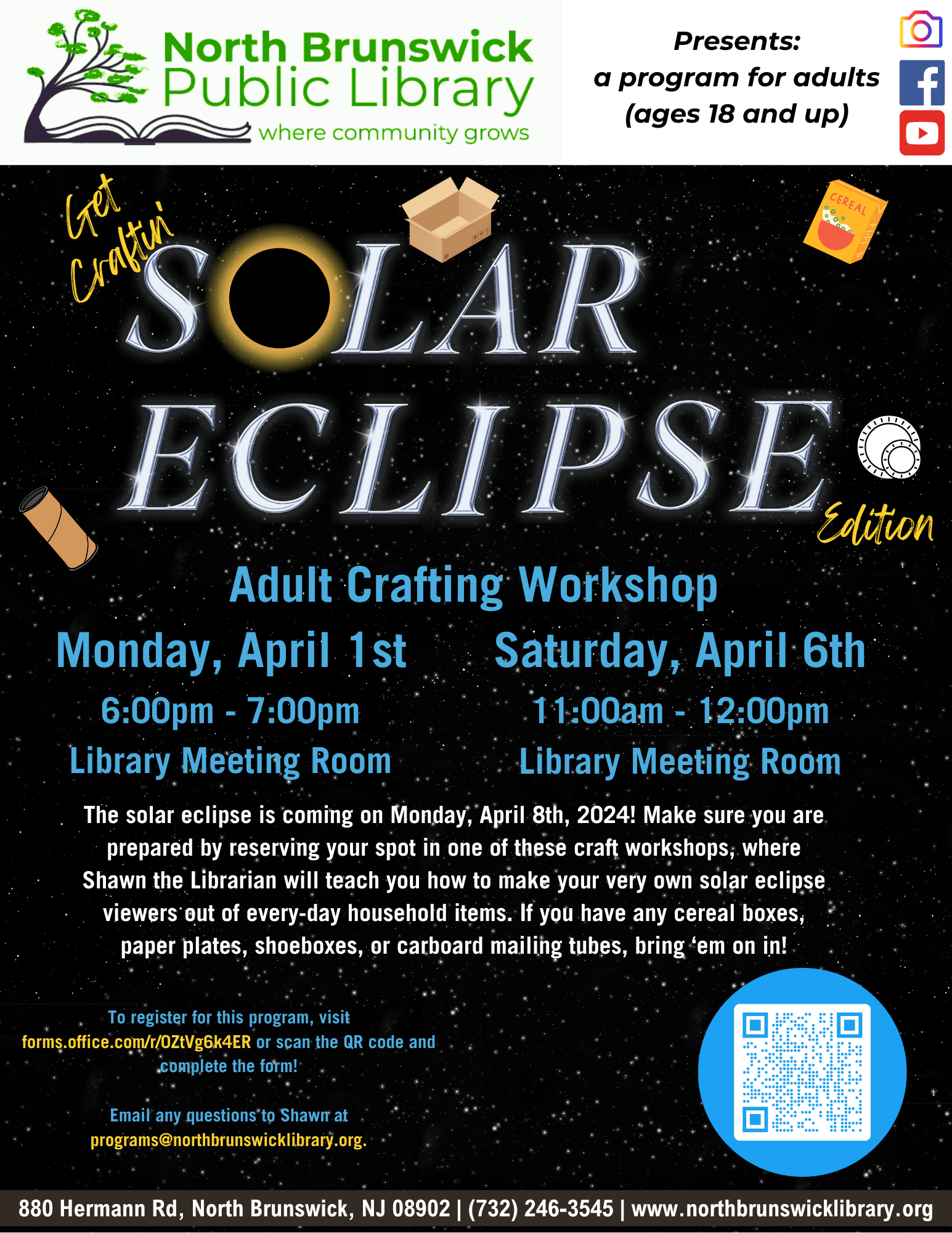 Solar Eclipse - Adult Crafting Workshop