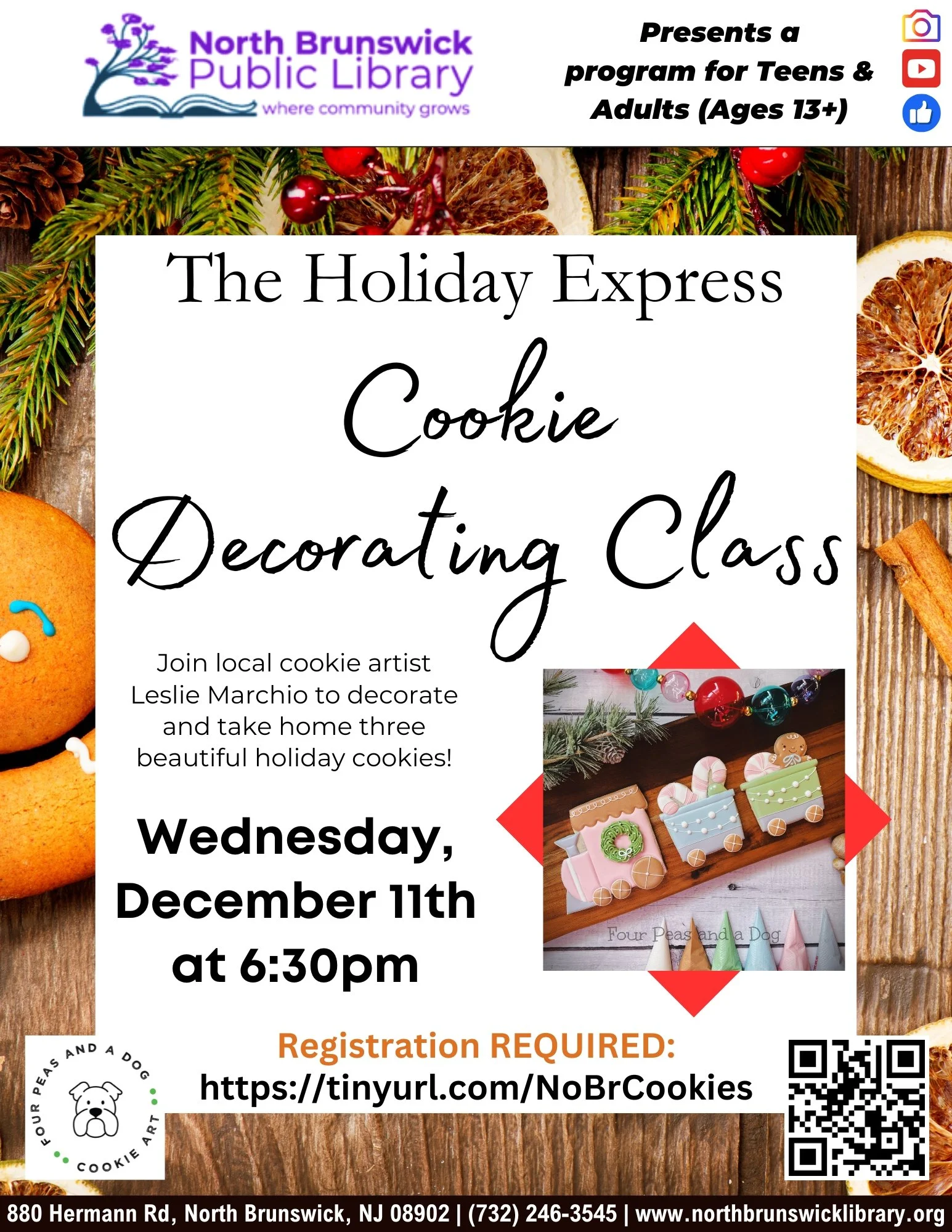 Cookie Decorating Class: The Holiday Express — North Brunswick Public ...
