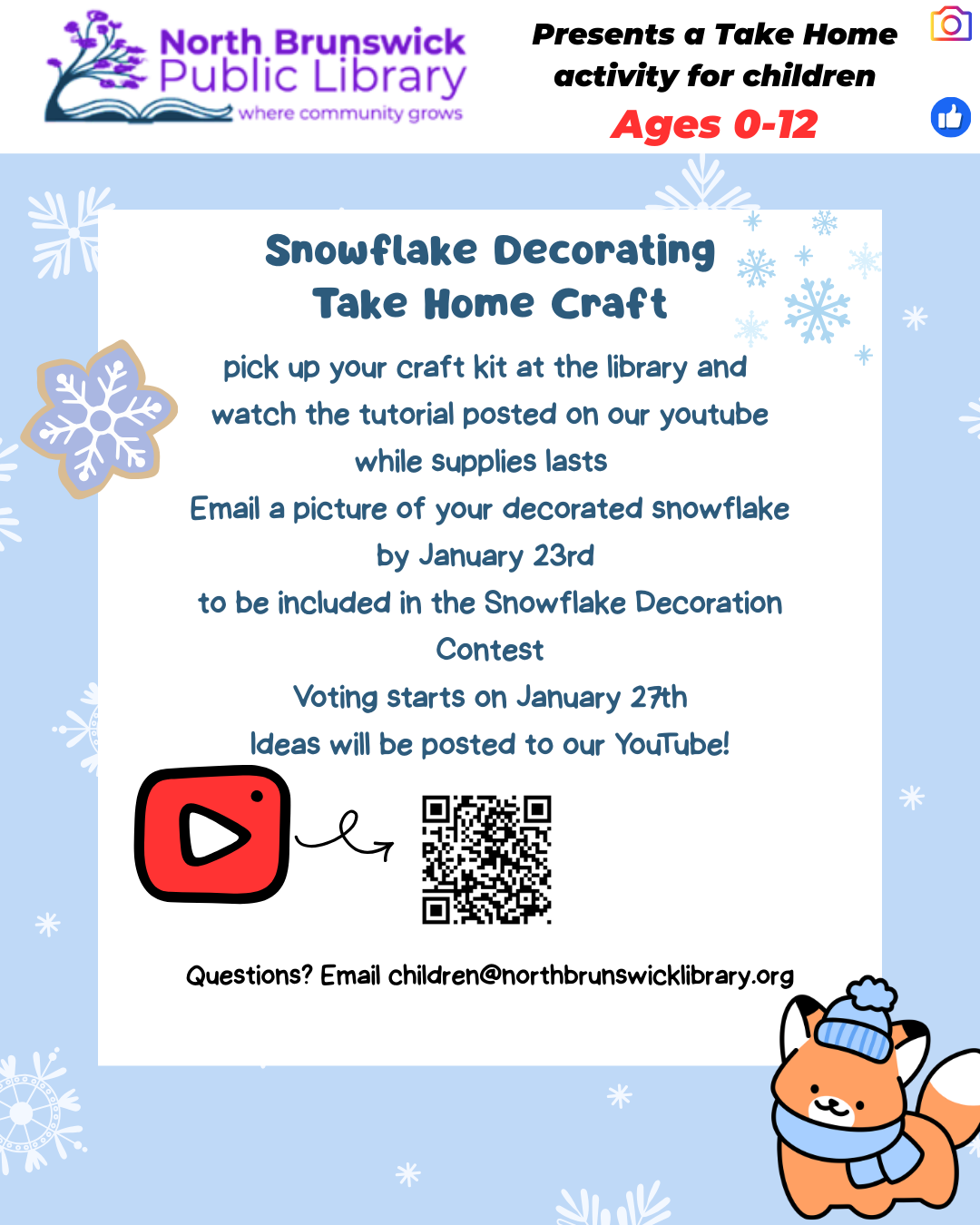 Snowflake Decorating Craft (Take &amp; Make)