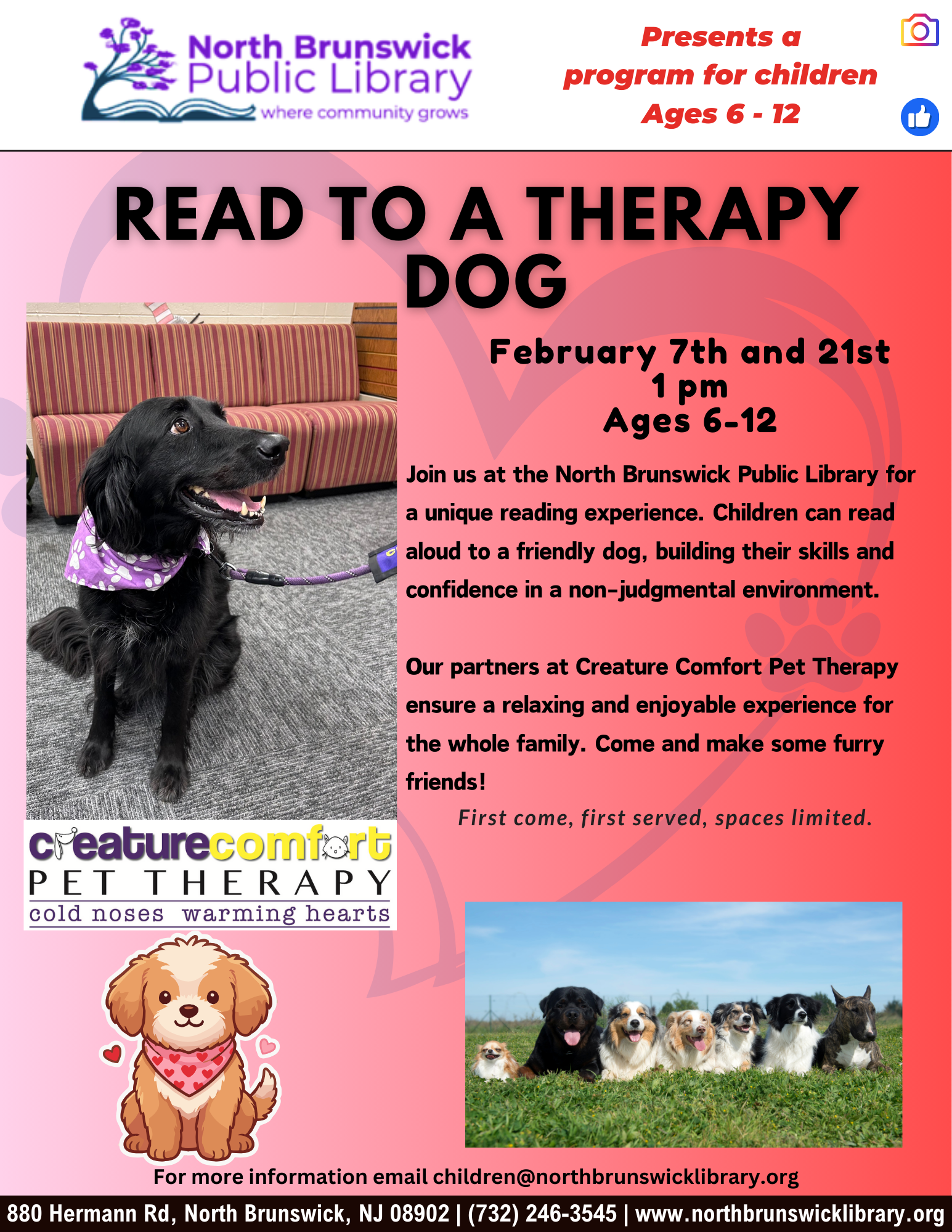 Read To A Therapy Dog
