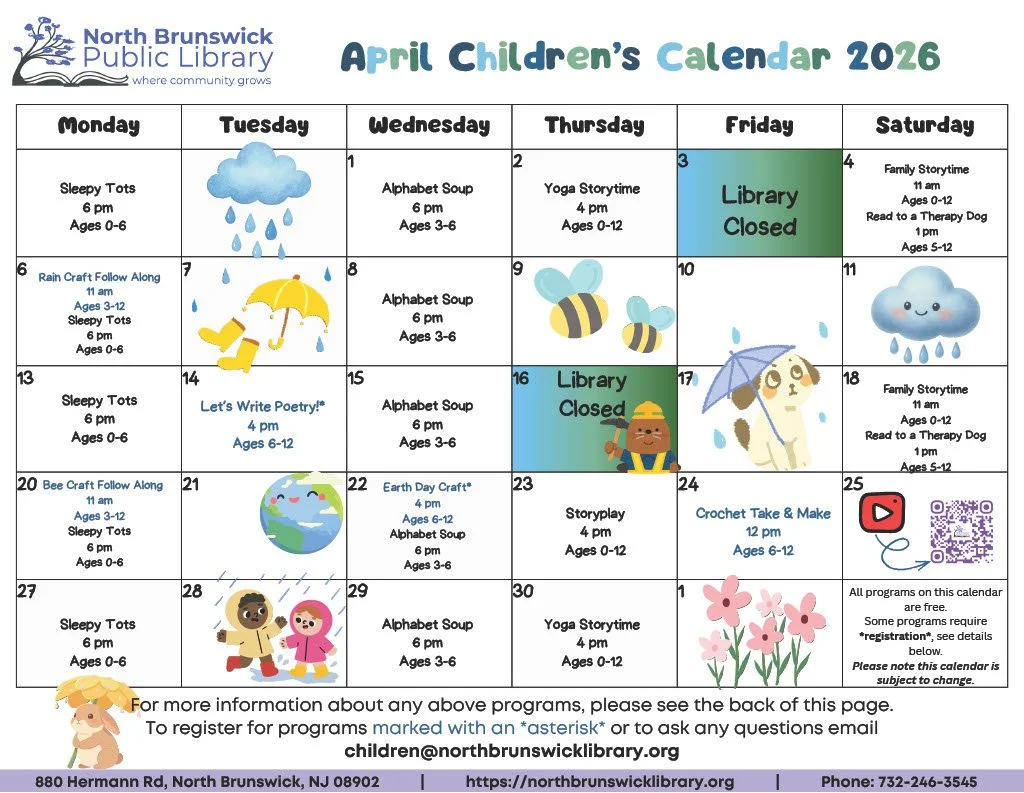 April Children's Calendar 2026