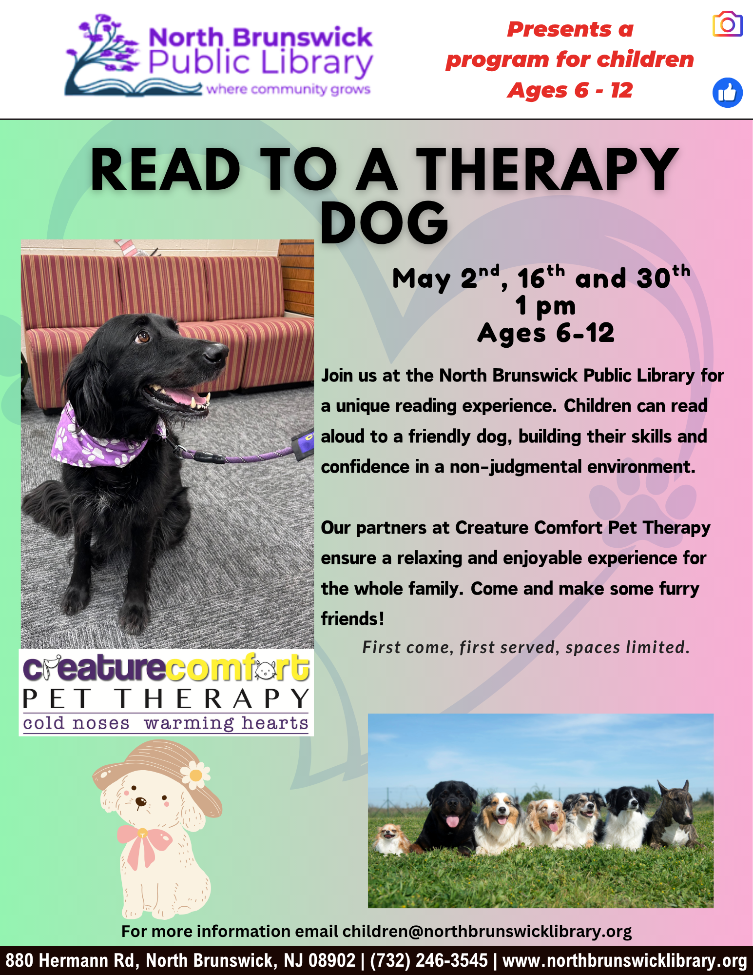 Read to a Therapy Dog