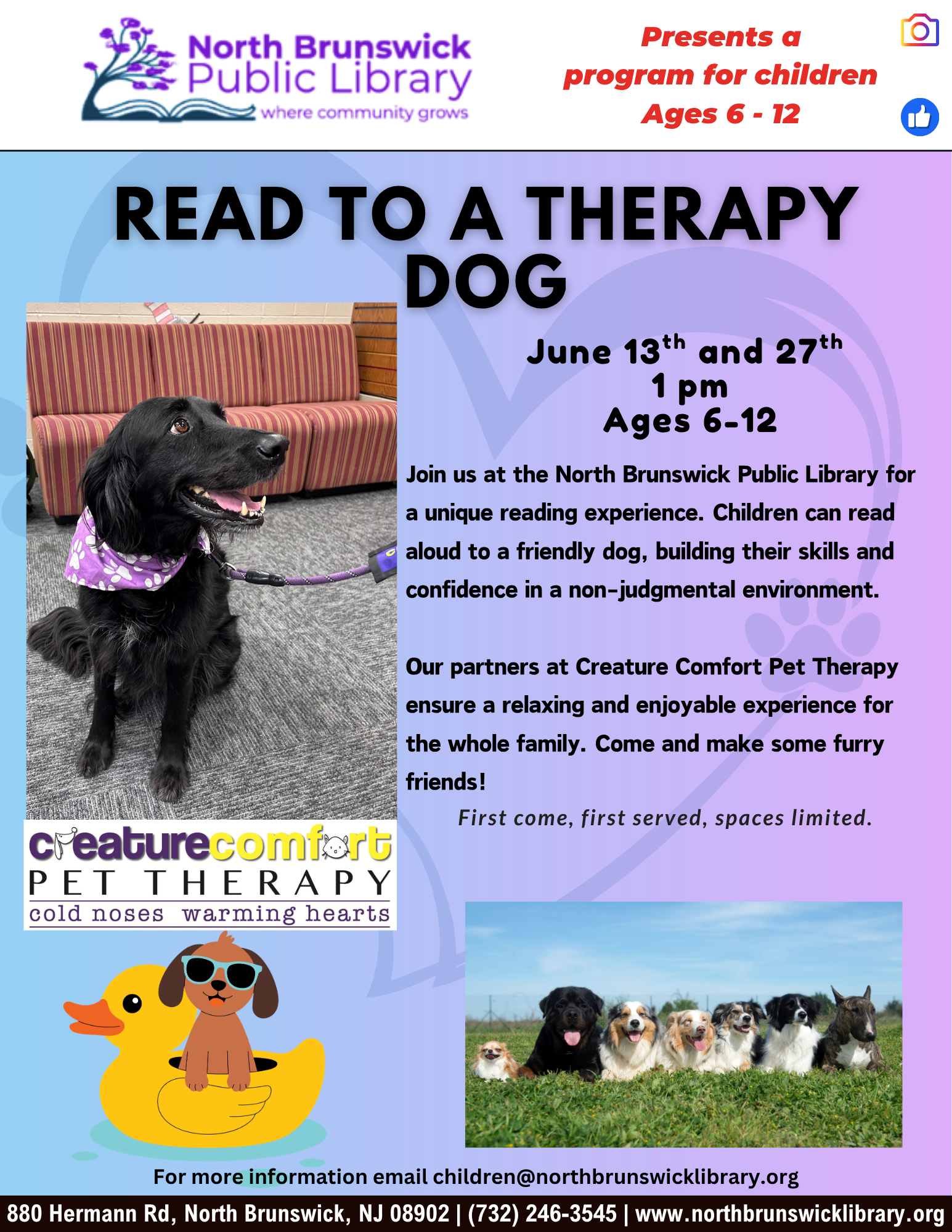 Read To A Therapy Dog