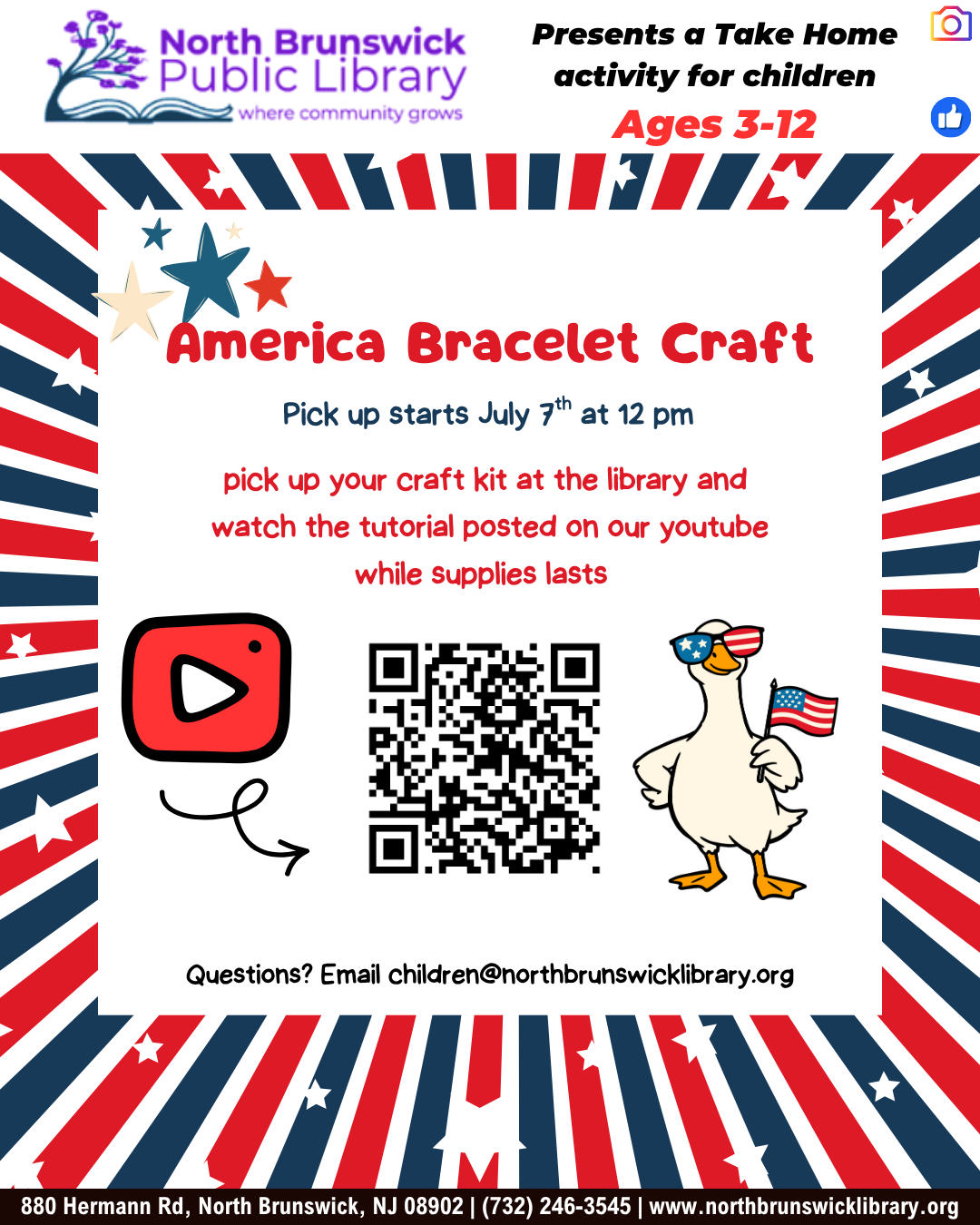 America Bracelet Take-Home Craft