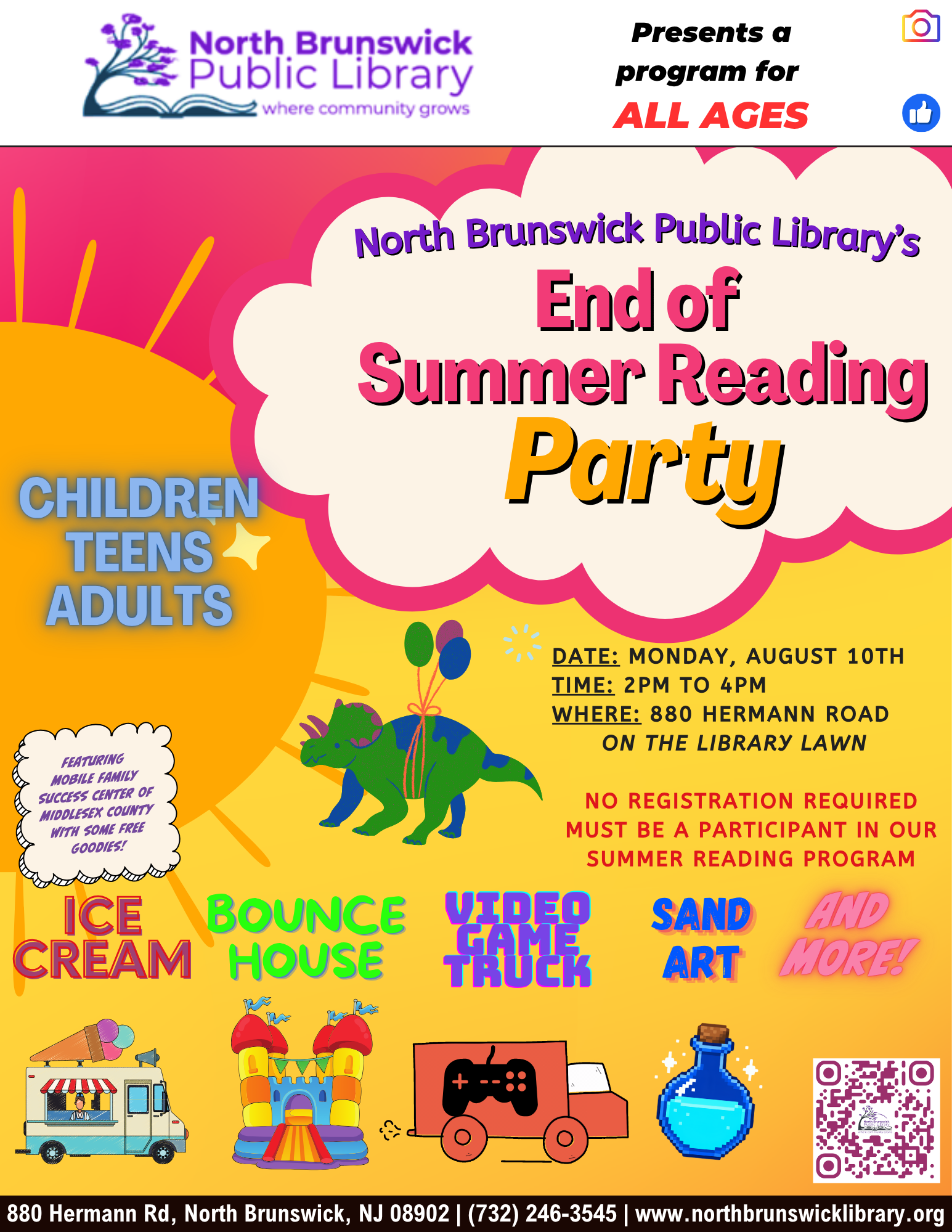 End of Summer Reading Party