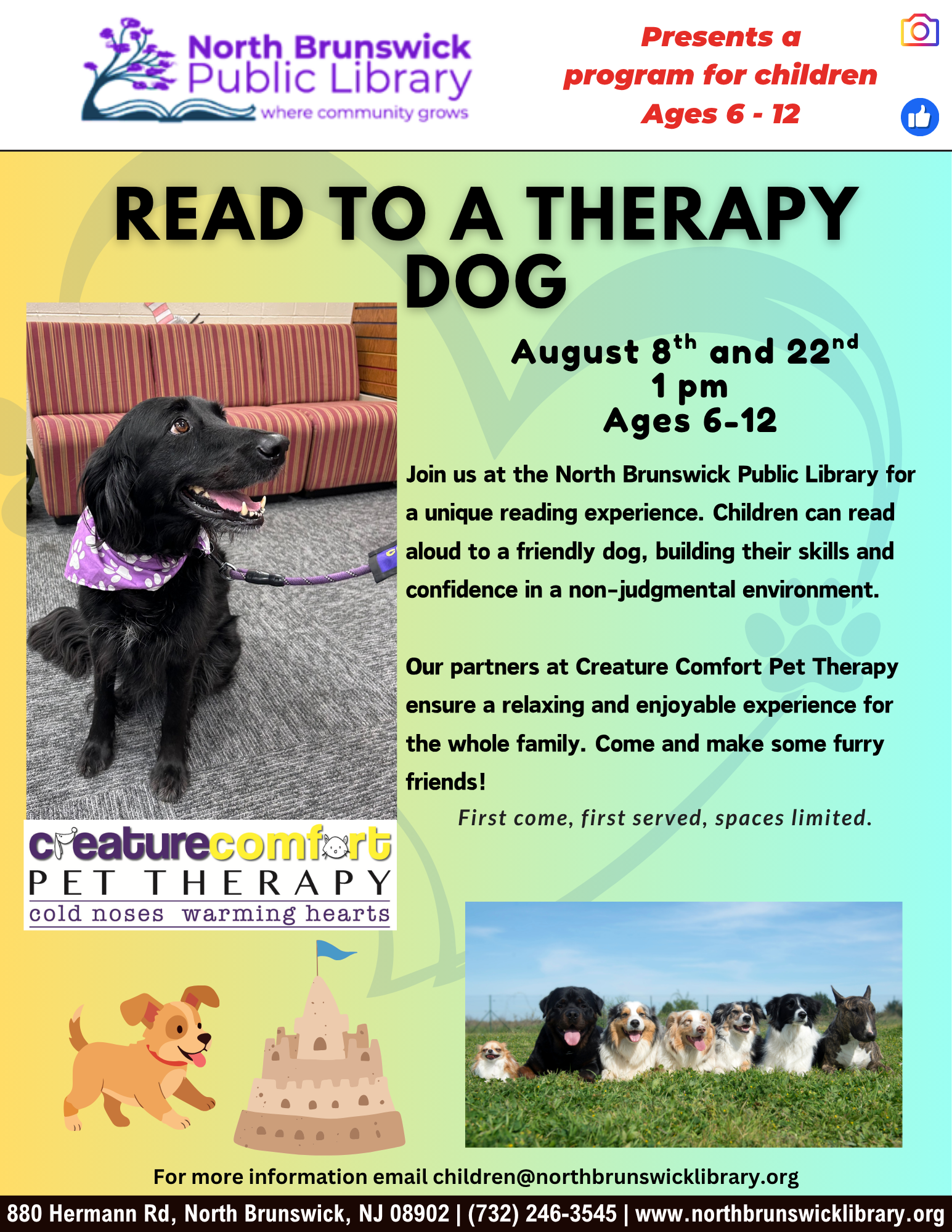 Read to a Therapy Dog