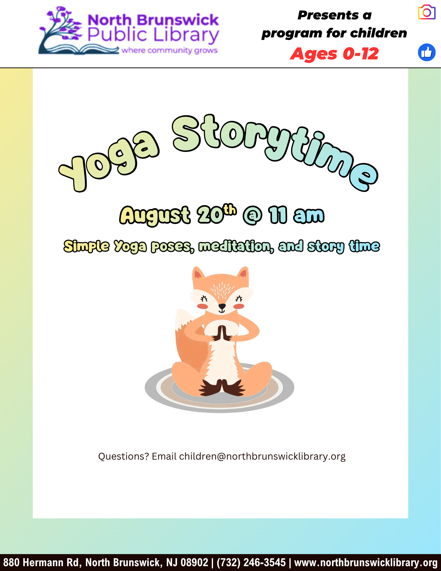 Yoga Storytime