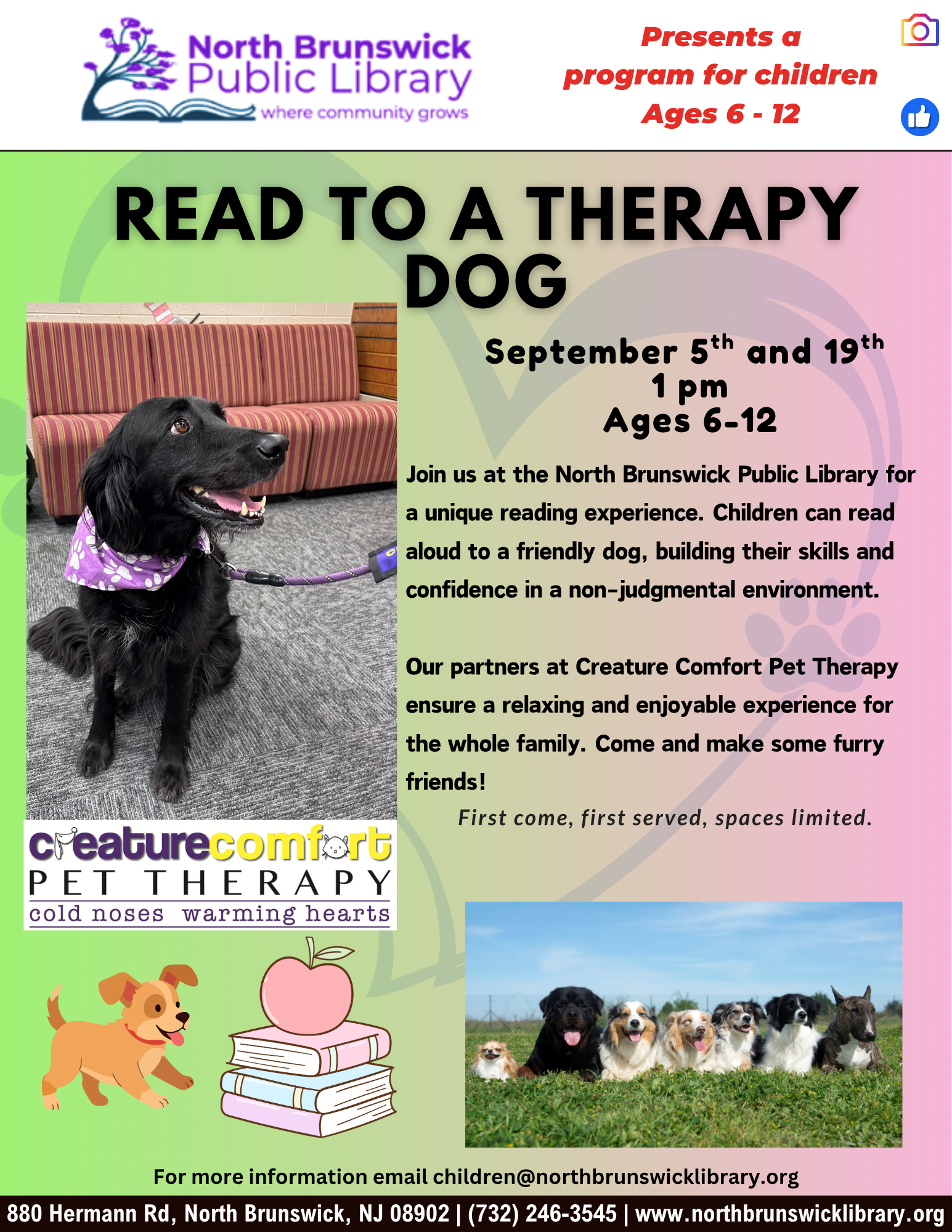 Read to a Therapy Dog