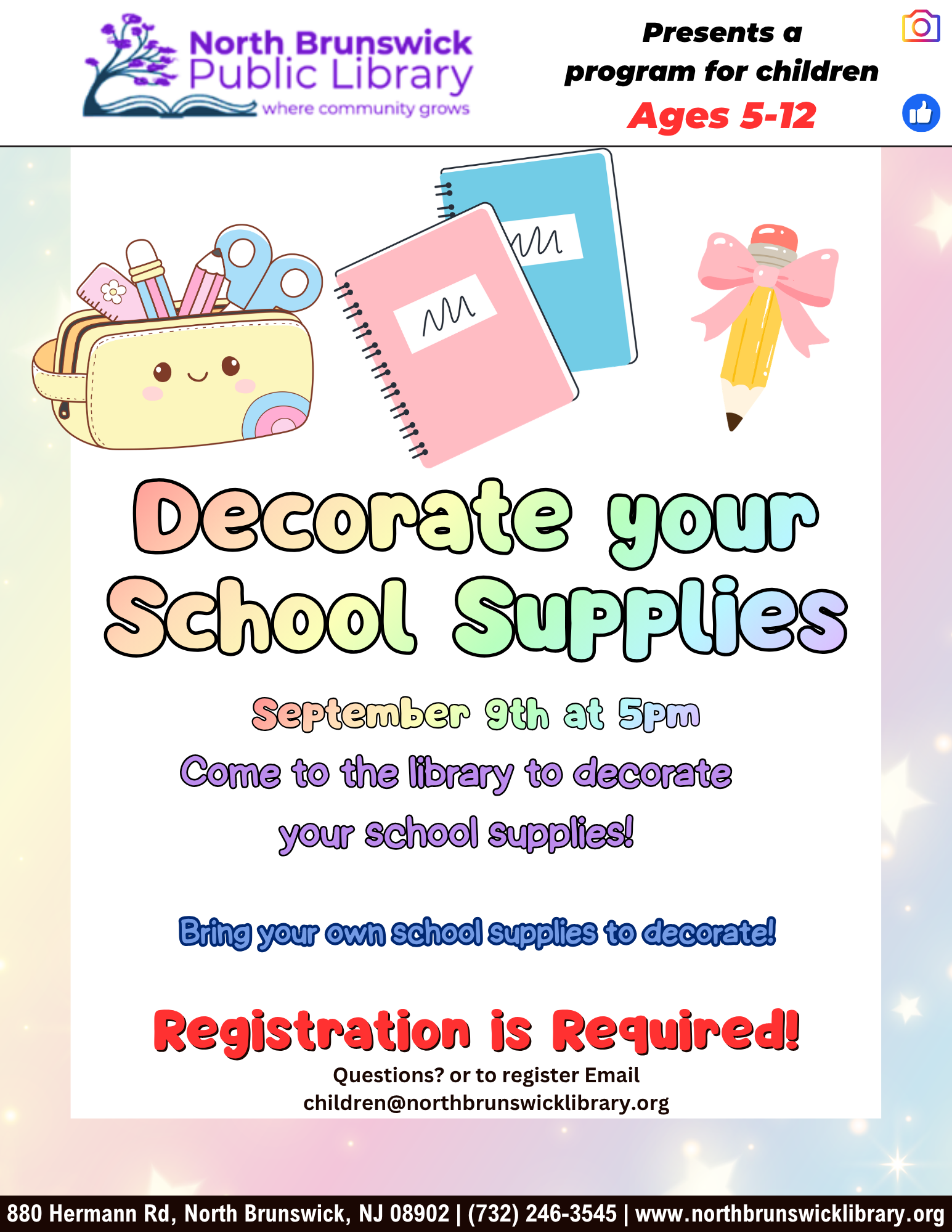 Decorate Your School Supplies 