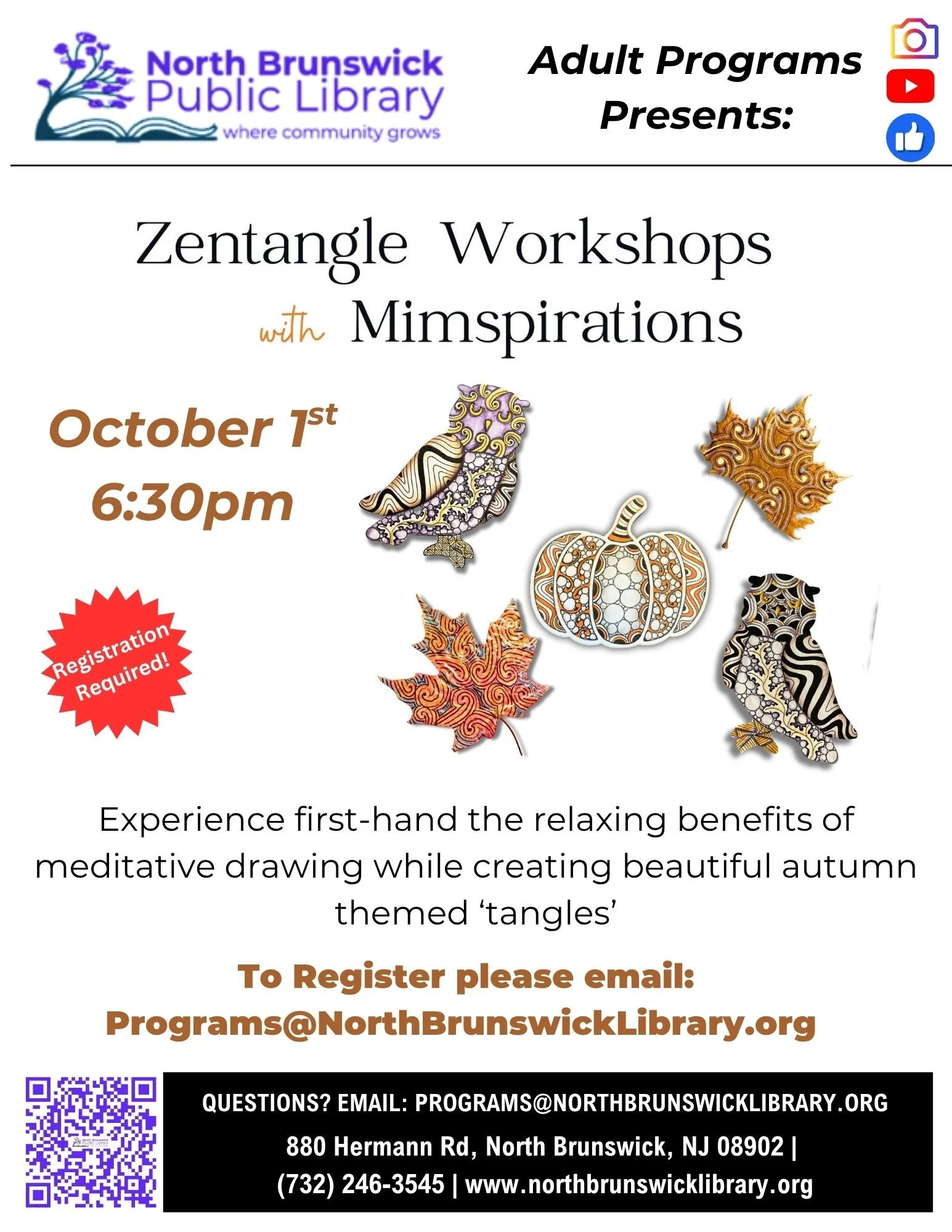 Zentangle Workshop with Mimspirations