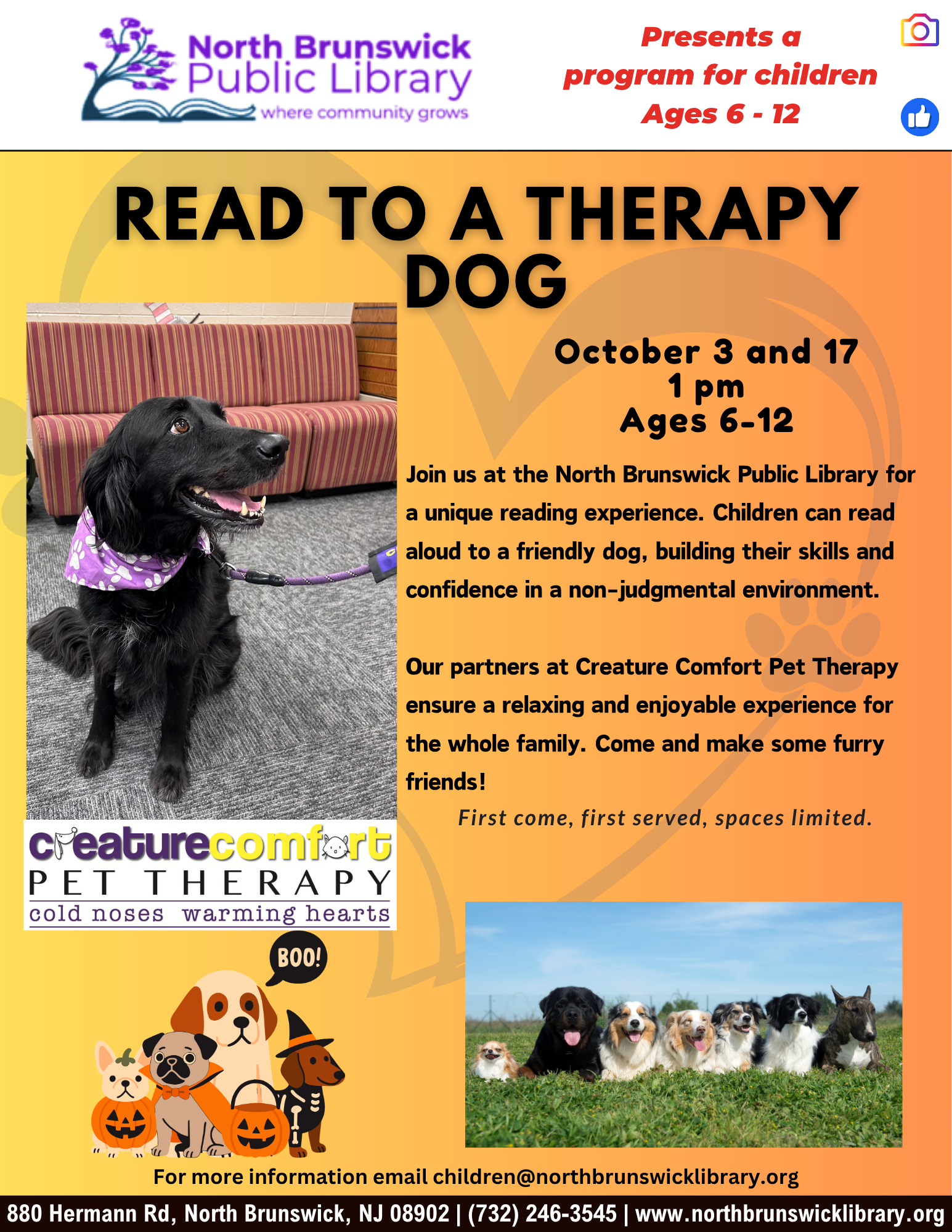 Read to a Therapy Dog
