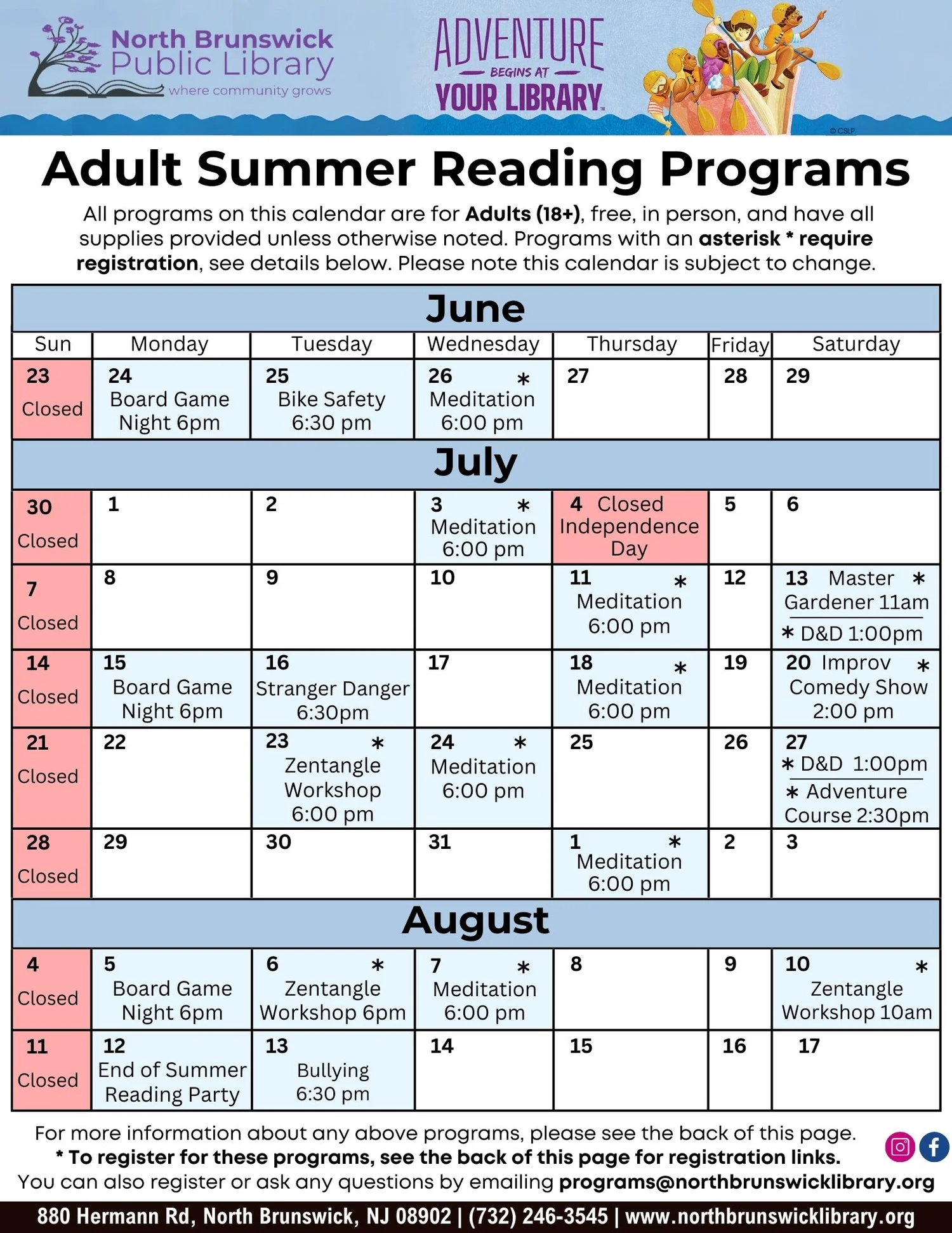 All Events — North Brunswick Public Library