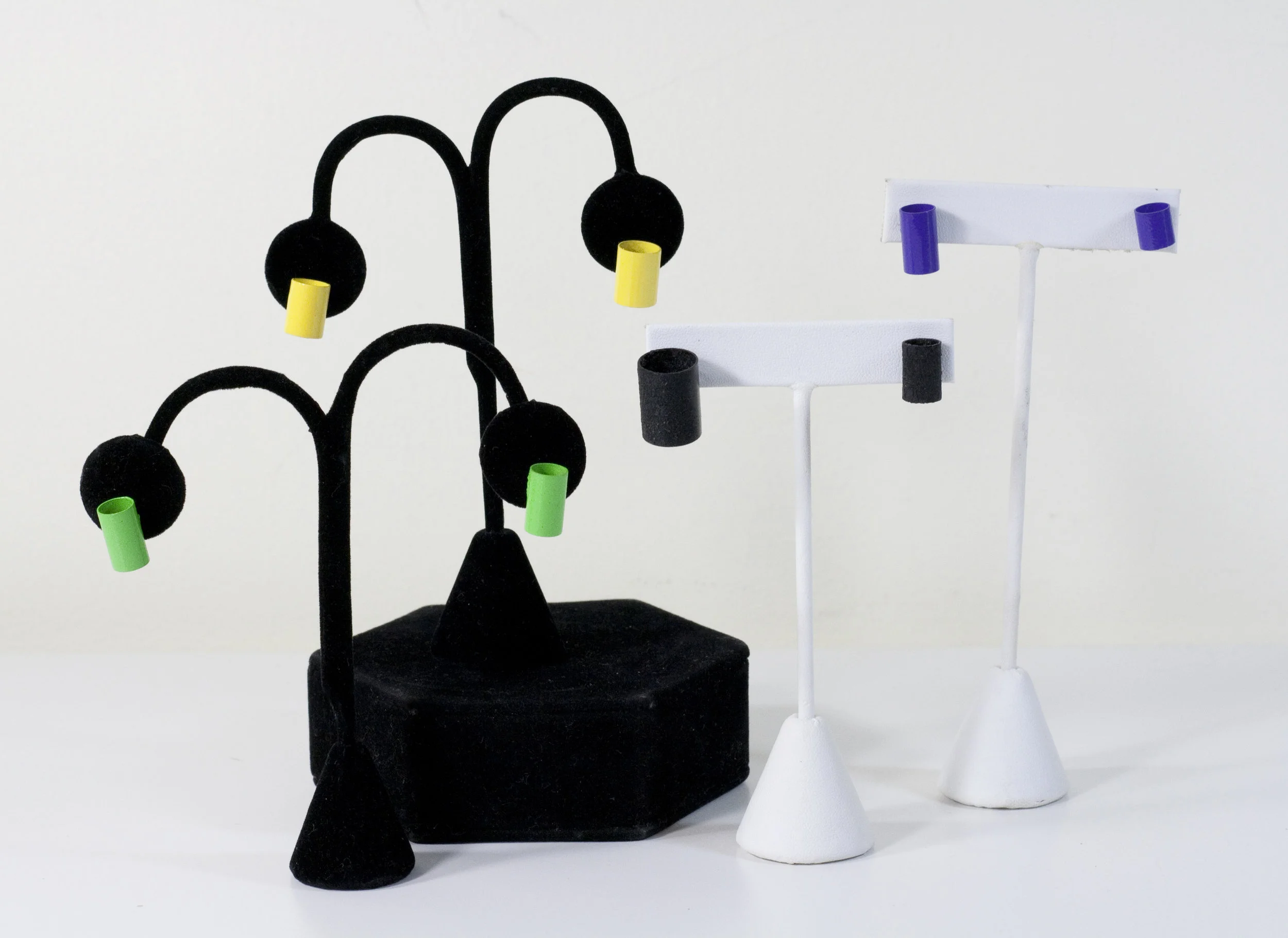 Asymmetrical Bar Earrings