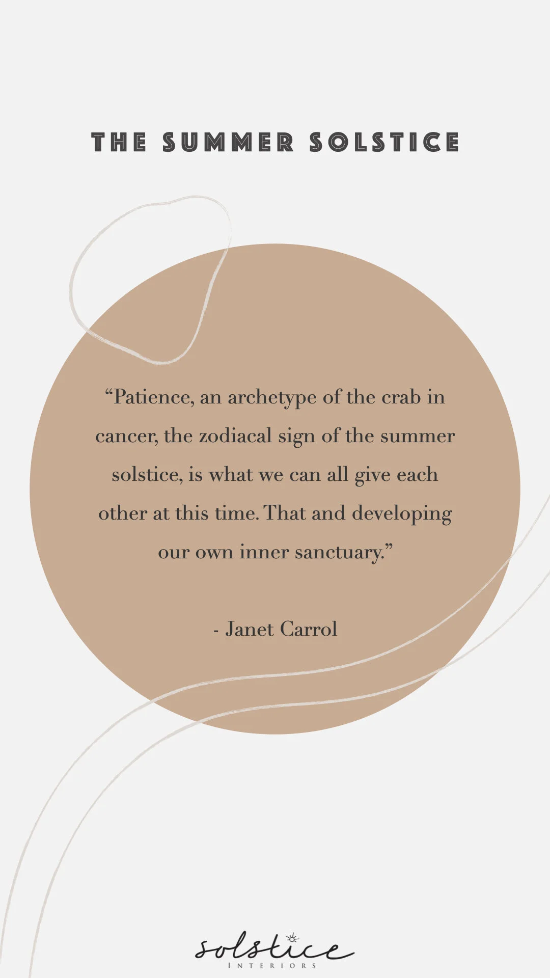 Summer Solstice Ft. Astrologer Janet Carrol