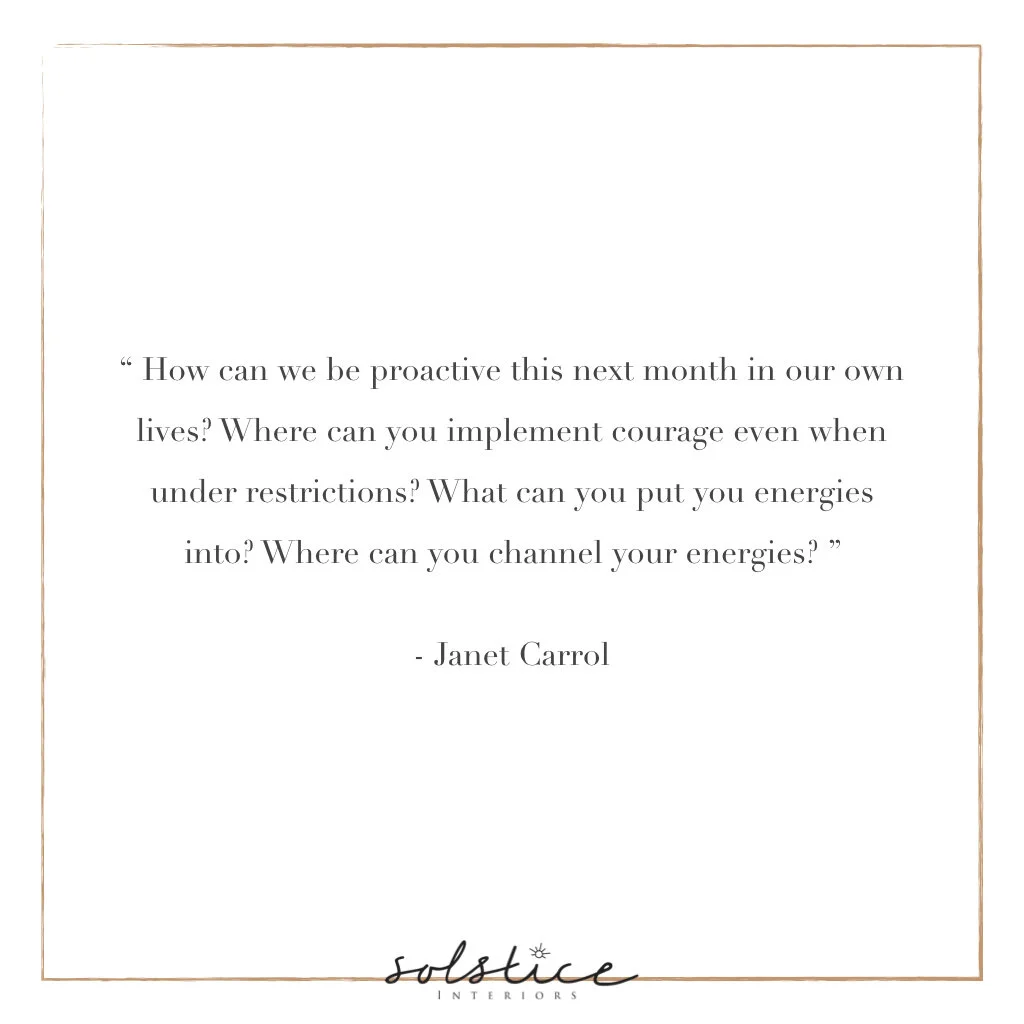 Astrologer Janet Carrol, the Spring Equinox, &amp; Staying Motivated in Isolation