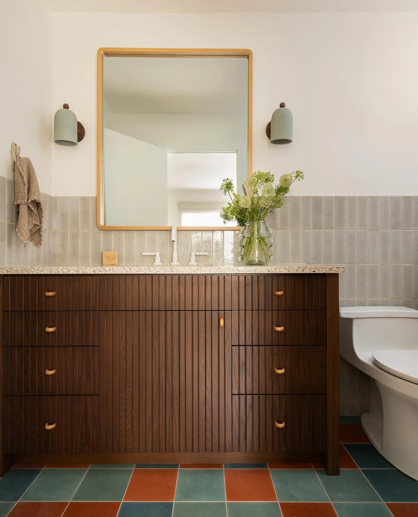 Bathrooms of 2025 🚿 some you&rsquo;ve seen, some you haven&rsquo;t, some residential and some commercial. All interiors by @solsticeinteriors and all interior photos by @charlotteleaphotography