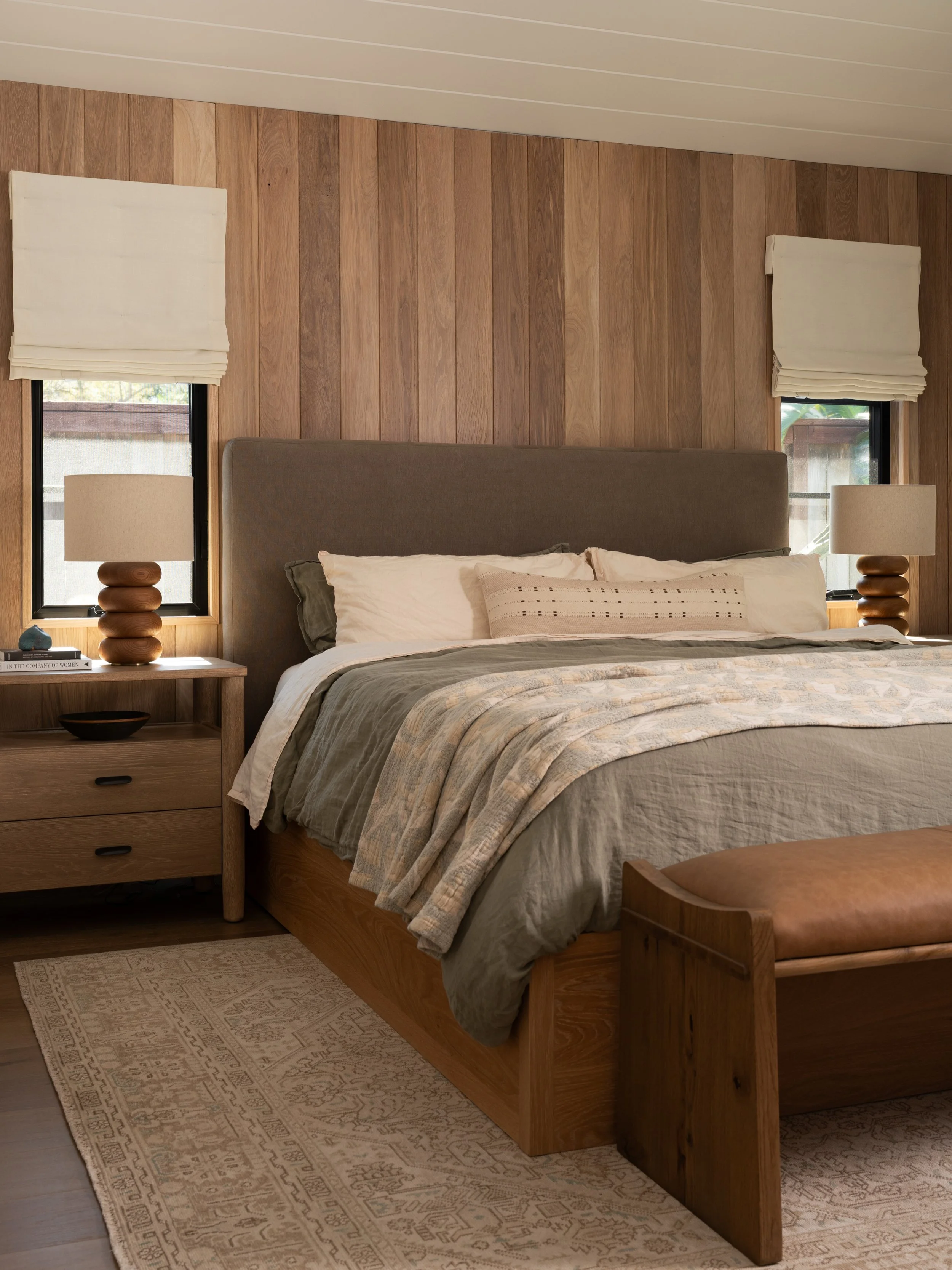 new work loading ☝🏼 we&rsquo;ve got some newness to share with you including this primary suite of our dreams. Earthy, warm, and soothing - this space was meant to be an escape. That soft landing place at the end of the day, a place you can&rsquo;t 