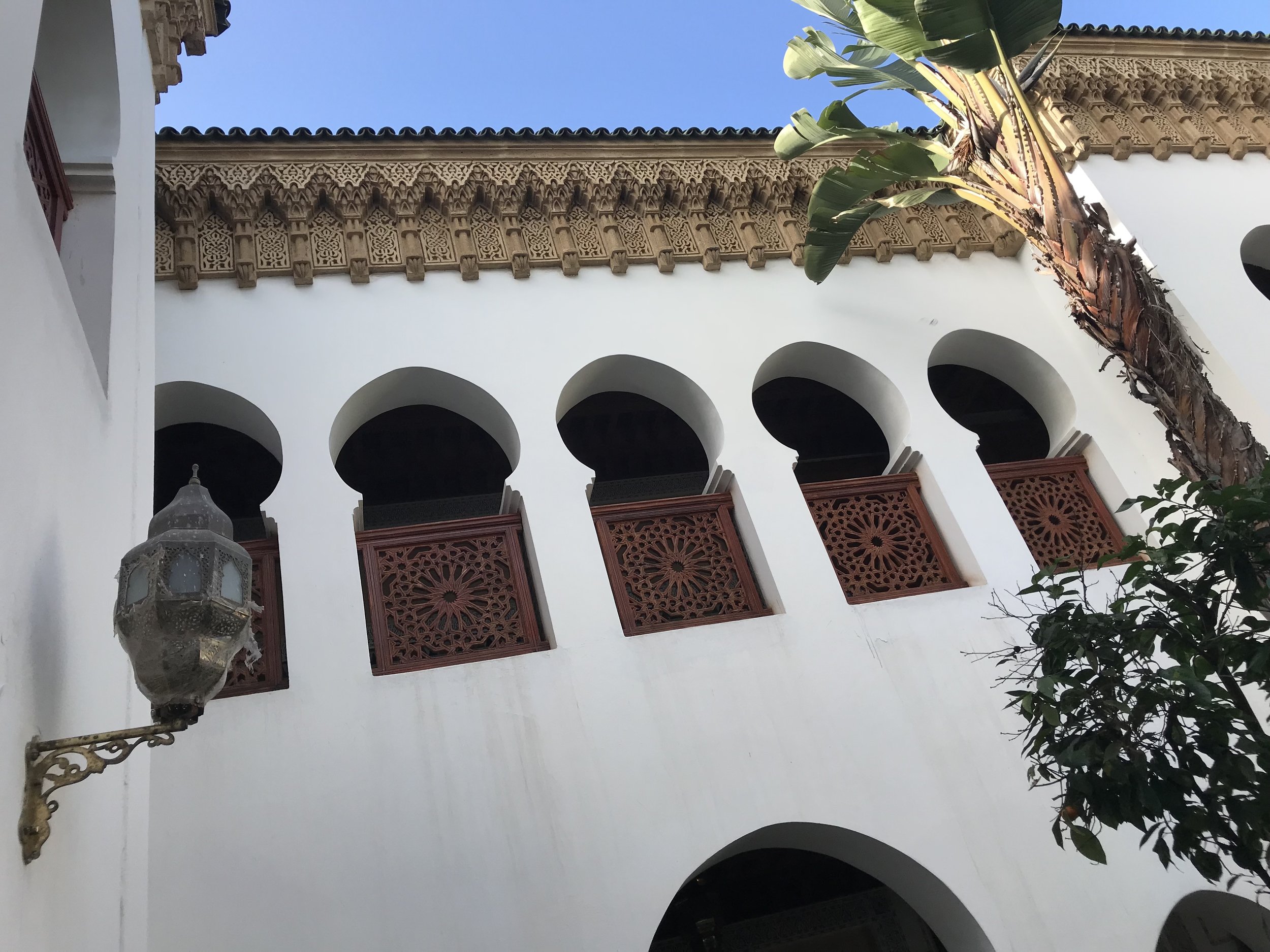 Courtyard, Islamic Center of Science in Rabat, Morocco Photo provided by Gwendalyn Ryan ‘20