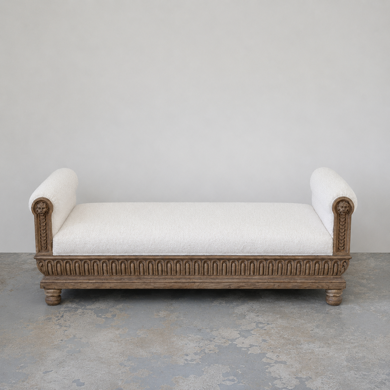 19th Century French Oak Daybed