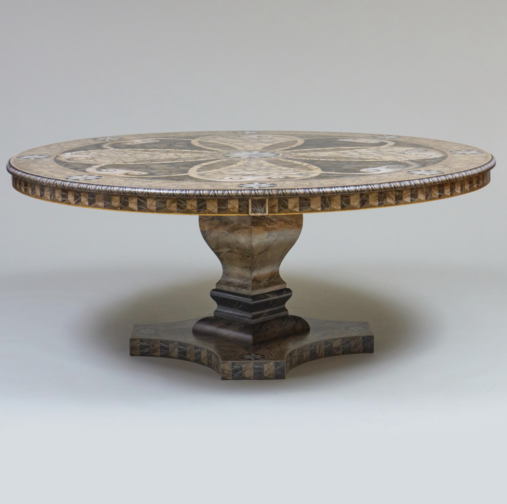 Faux Painted Center Table